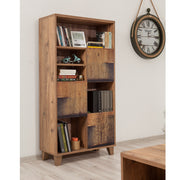 Estante elegante em pinho atlântico – 80 x 155 x 36 cm – 100% revestida em melamina