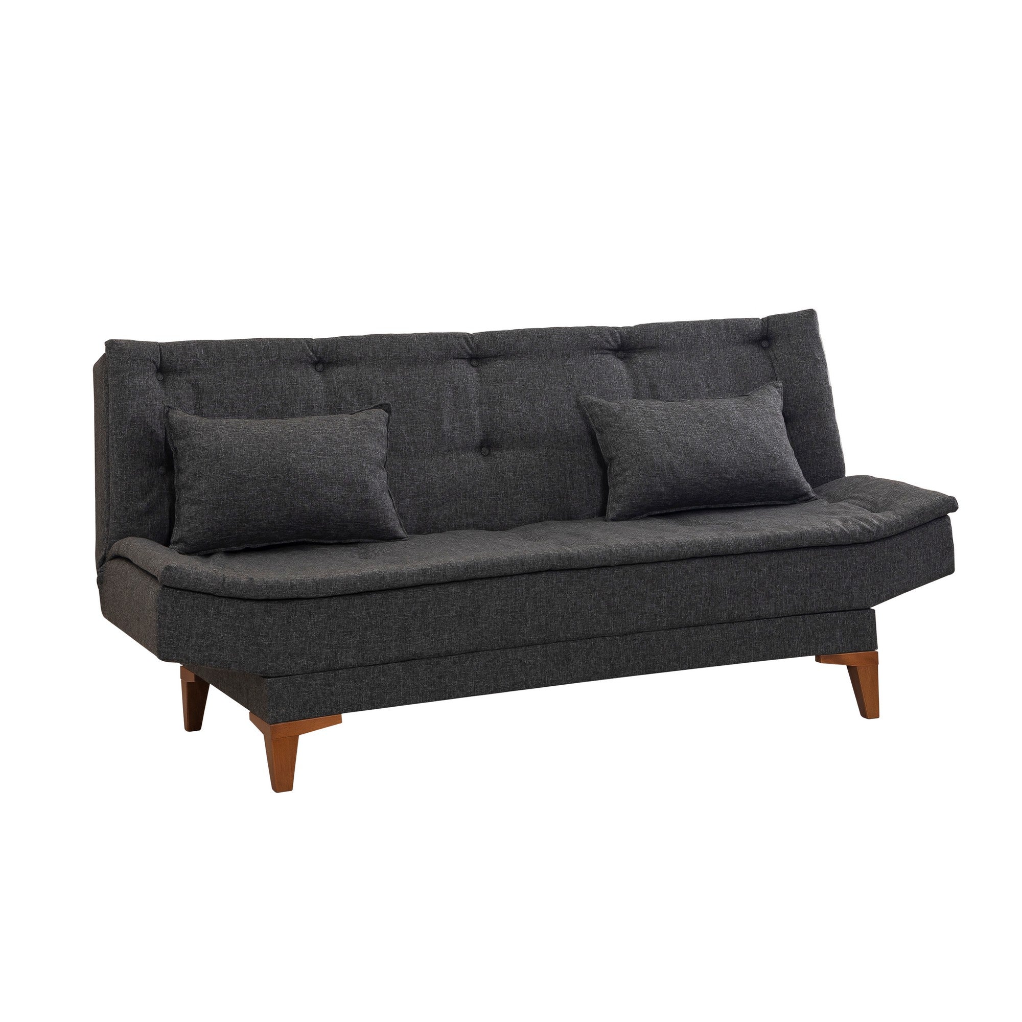 Sofá-cama de 3 lugares-Santo-Antracite