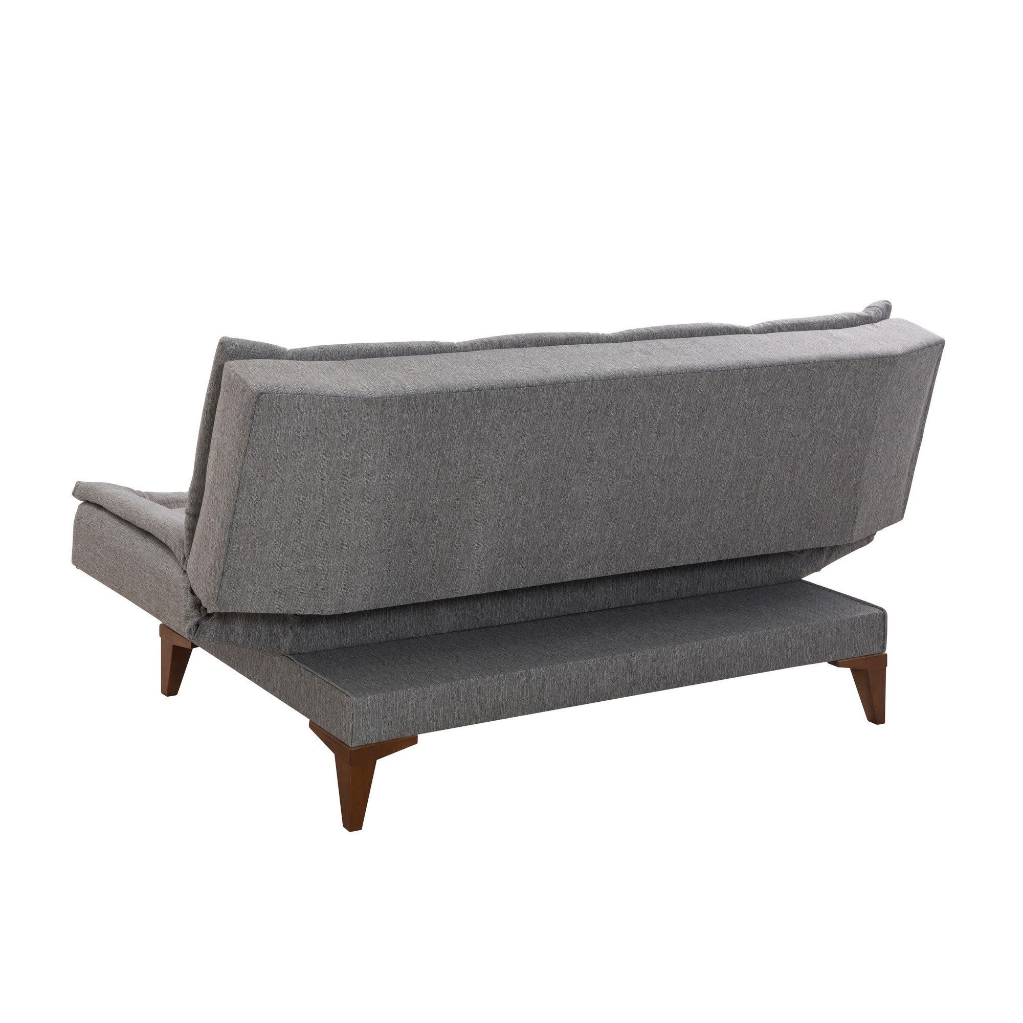 Sofá-cama de 3 lugares-Santo-Cinza