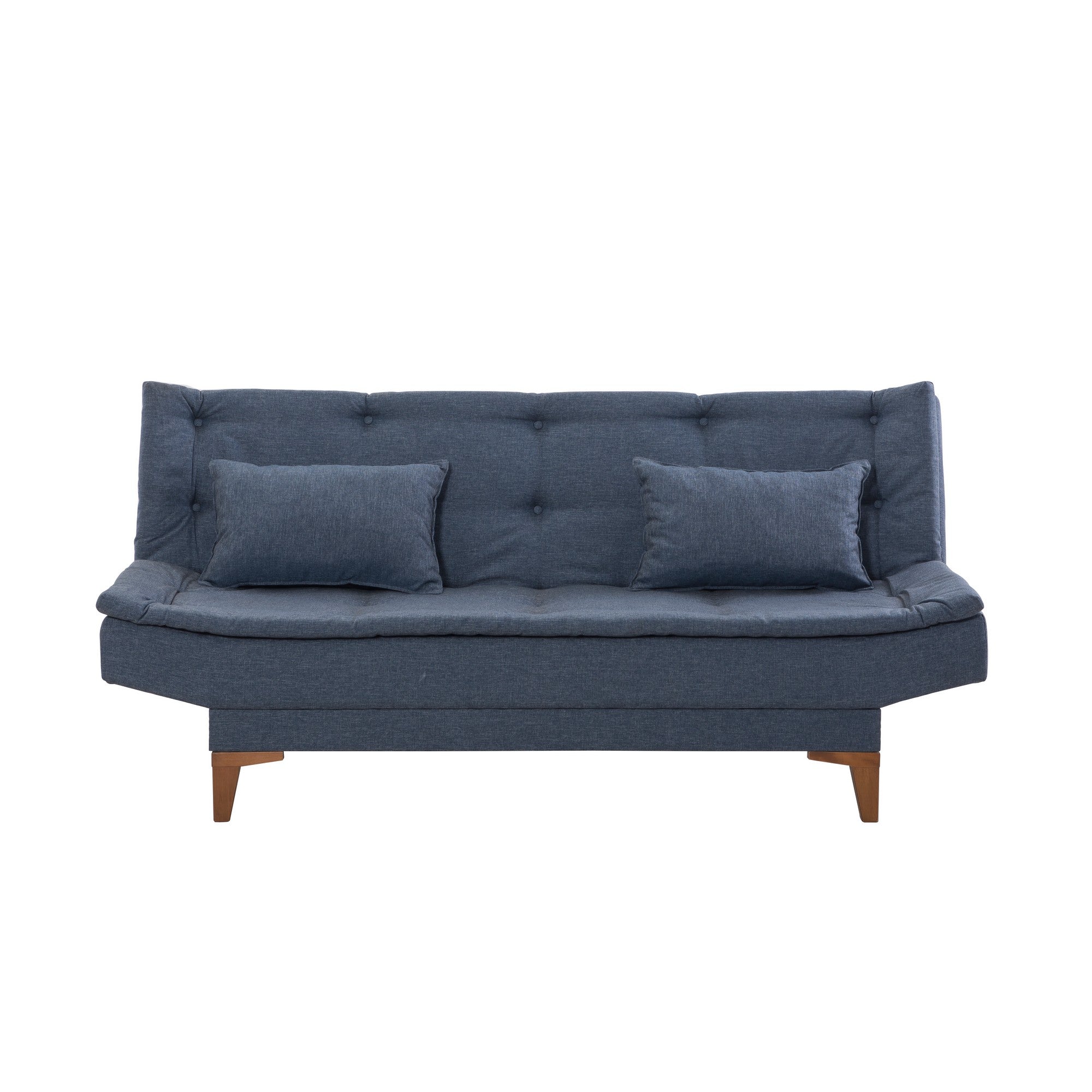 Sofá-cama de 3 lugares-Santo-Azul escuro