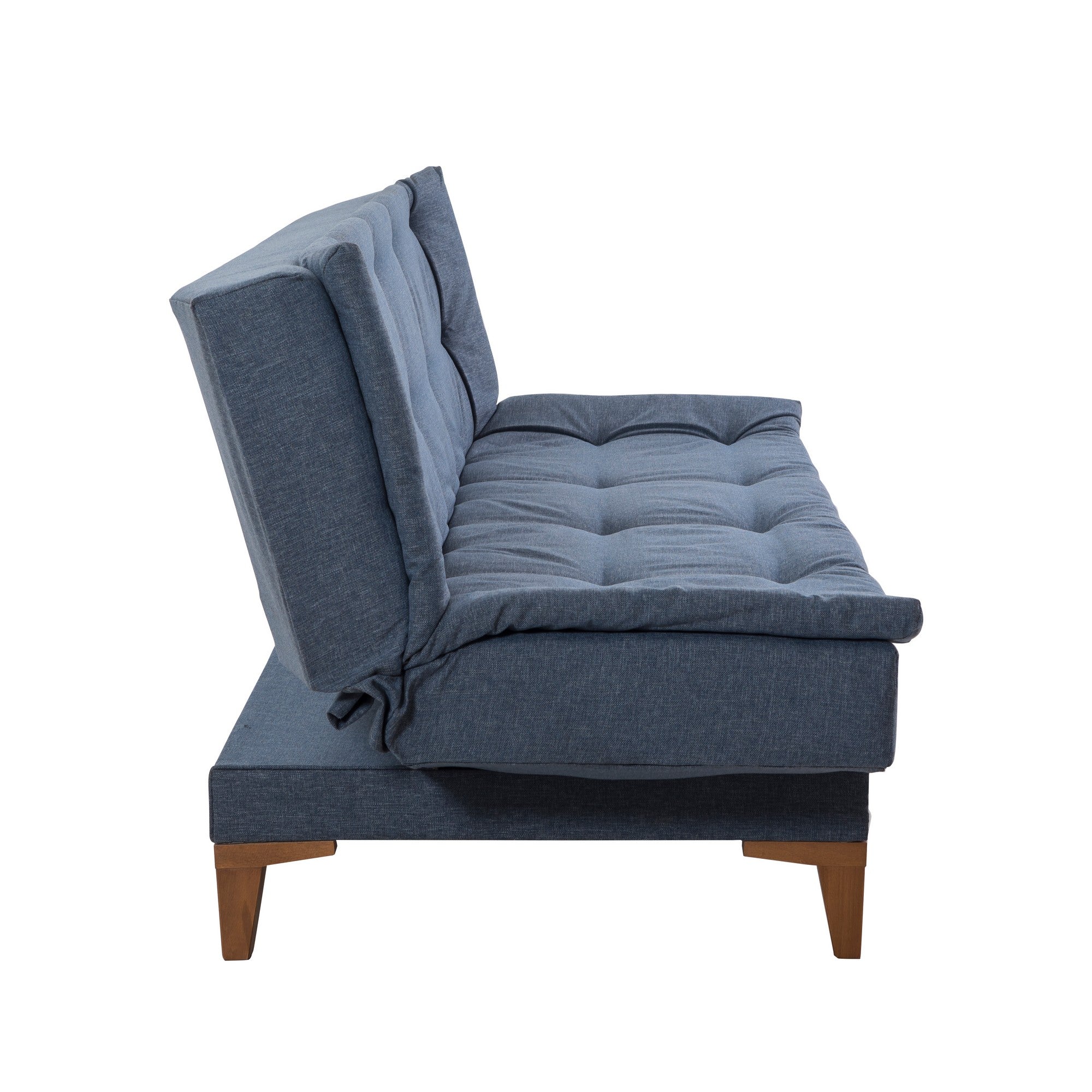 Sofá-cama de 3 lugares-Santo-Azul escuro