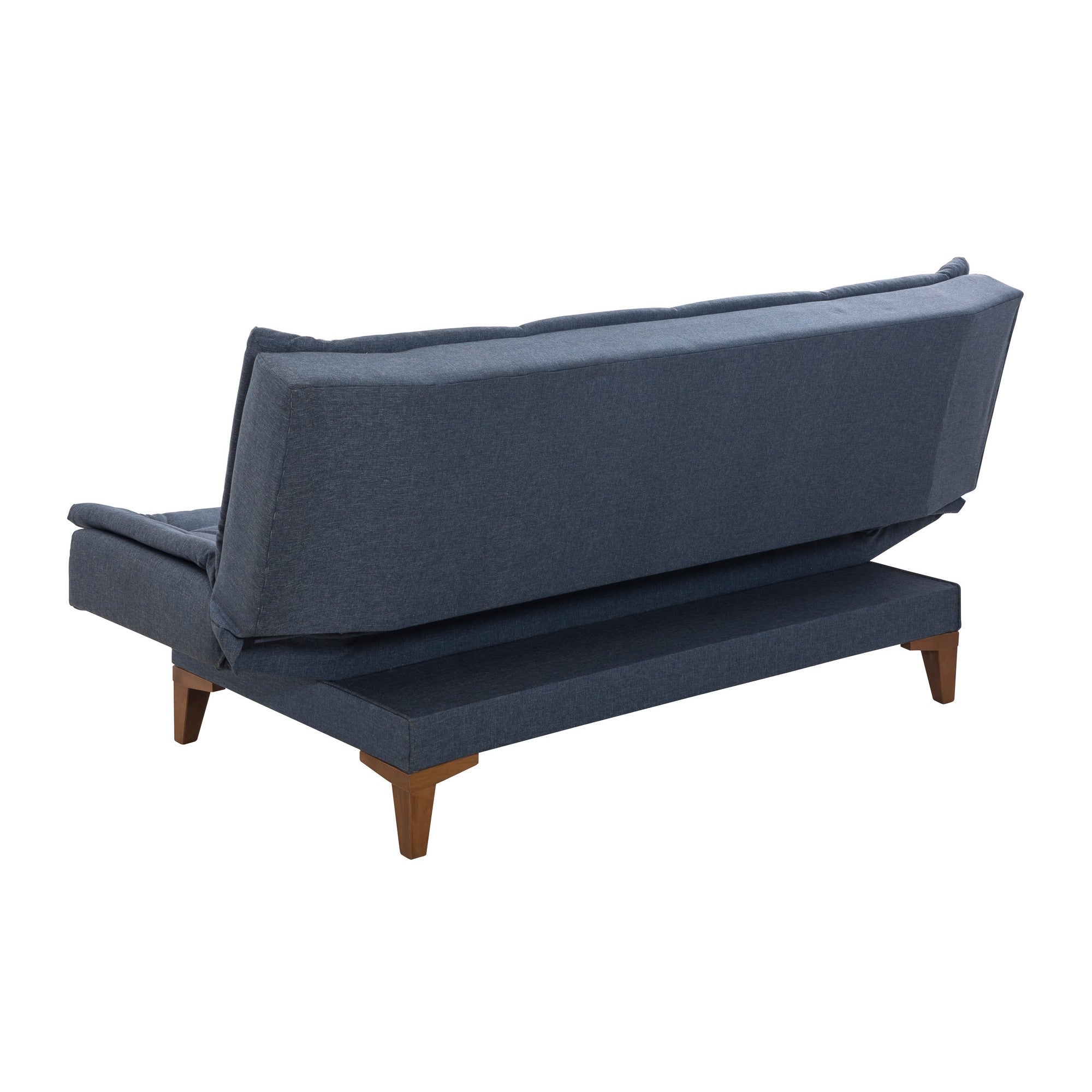Sofá-cama de 3 lugares-Santo-Azul escuro