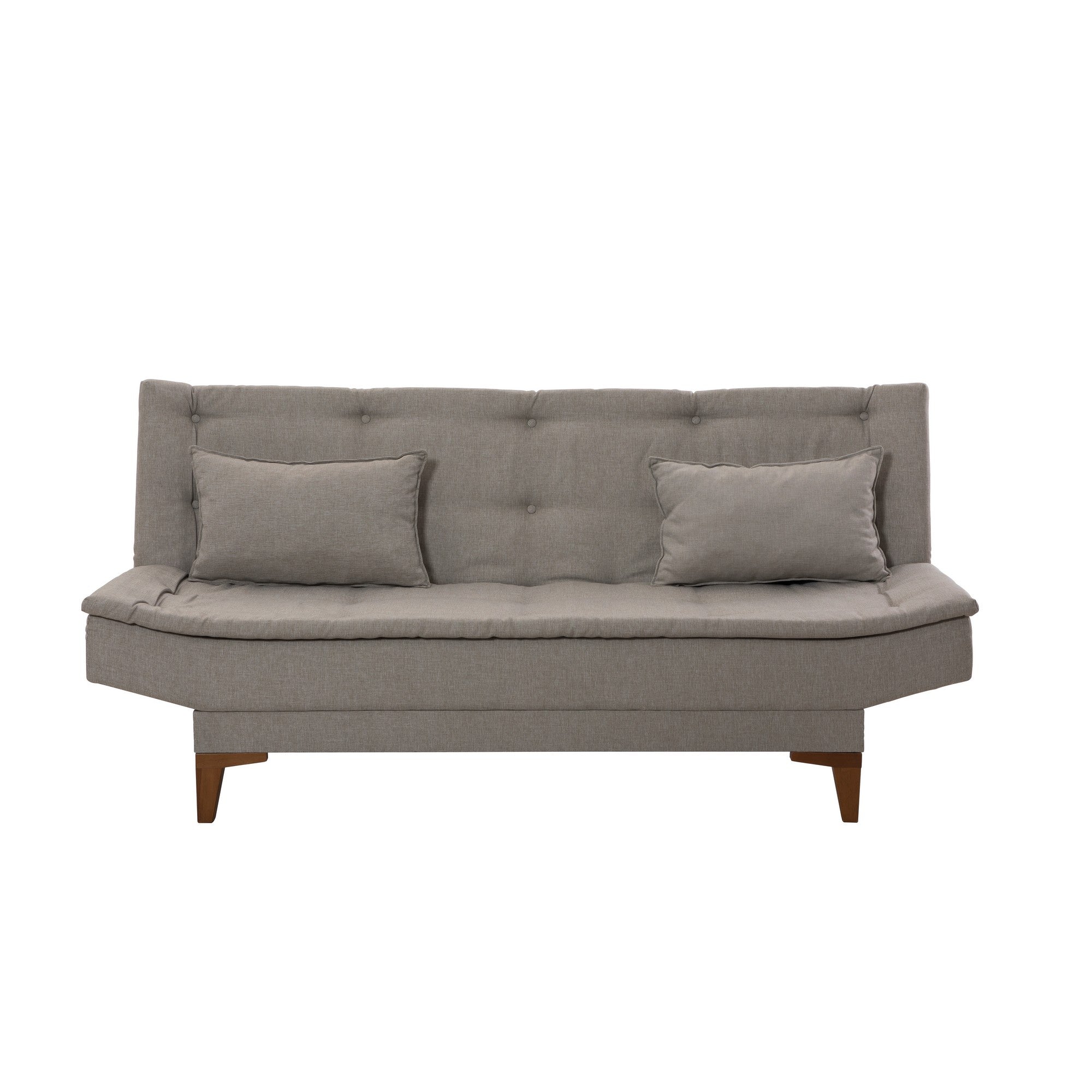 Sofá-cama de 3 lugares-Santo-Creme