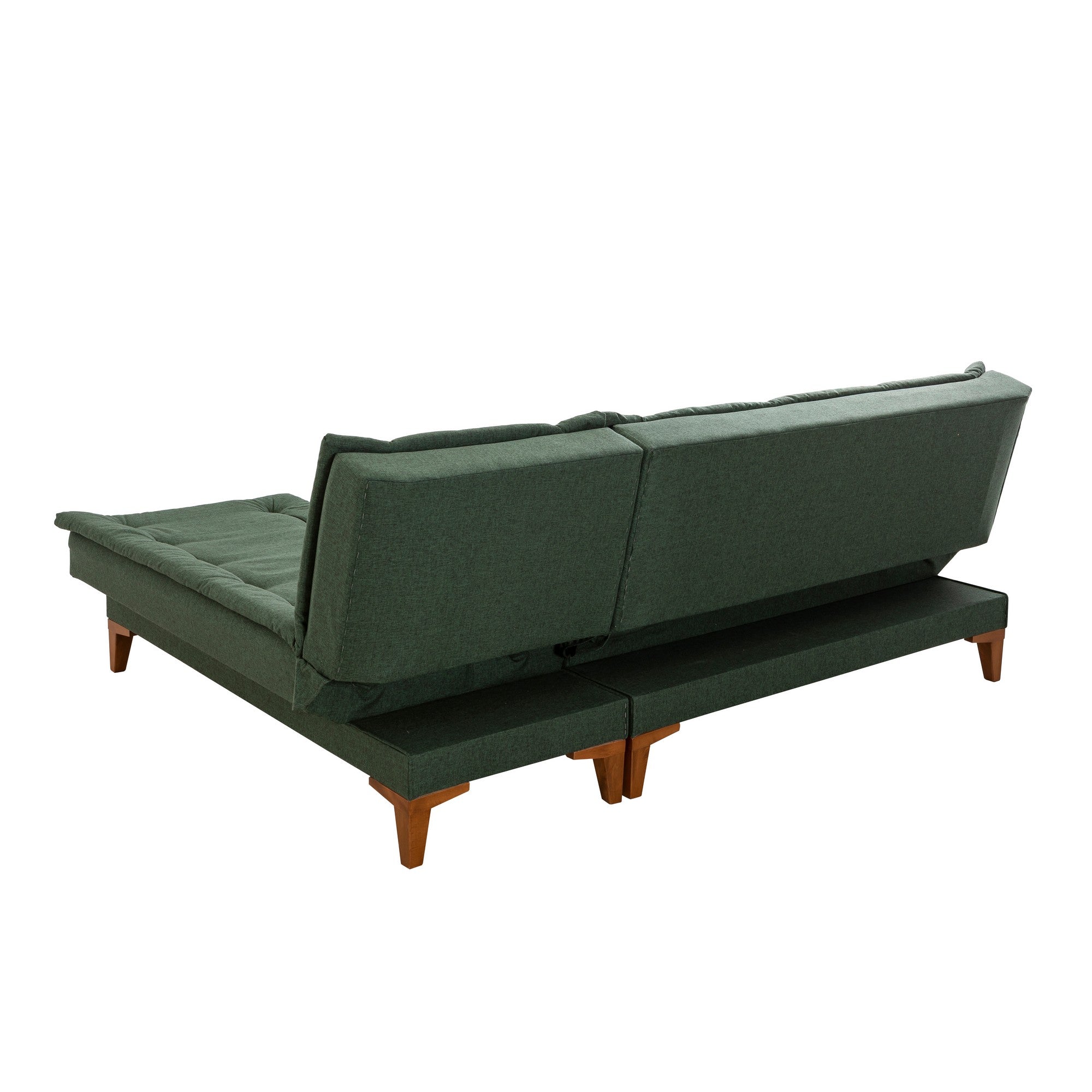 Sofá-cama de canto-Santo-Verde