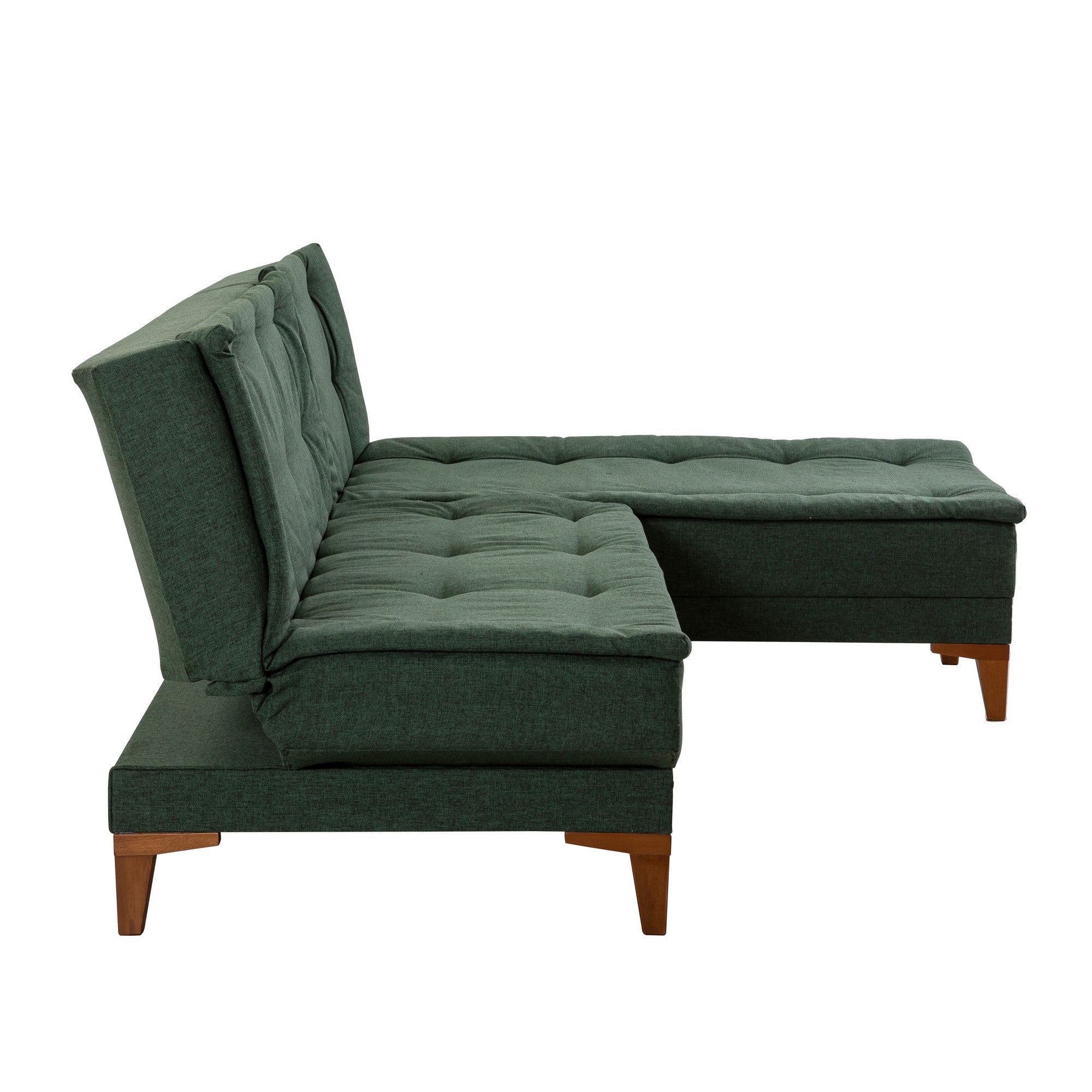 Sofá-cama de canto-Santo-Verde