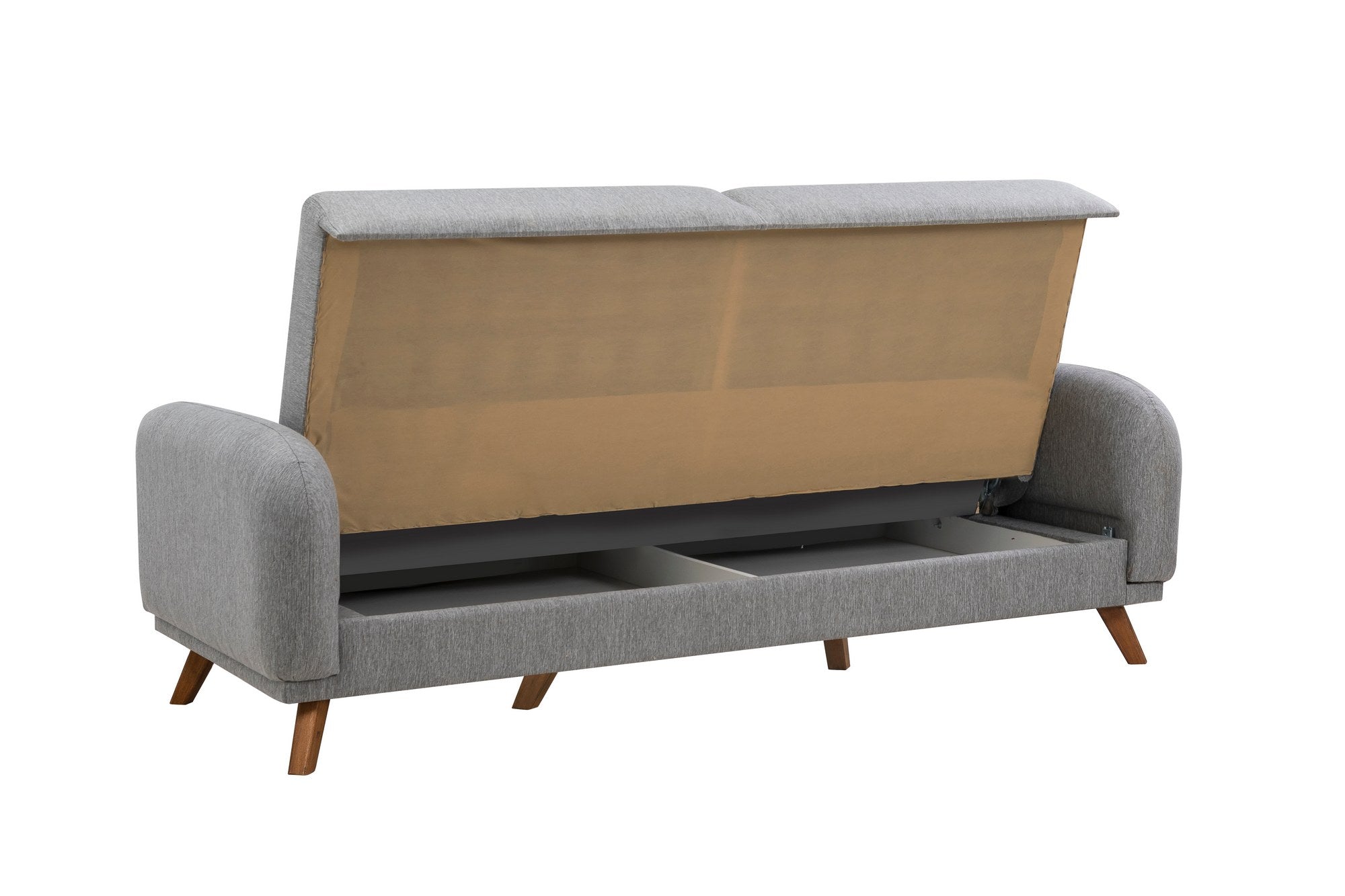 Sofá-cama de 3 lugares-Hera-Cinza