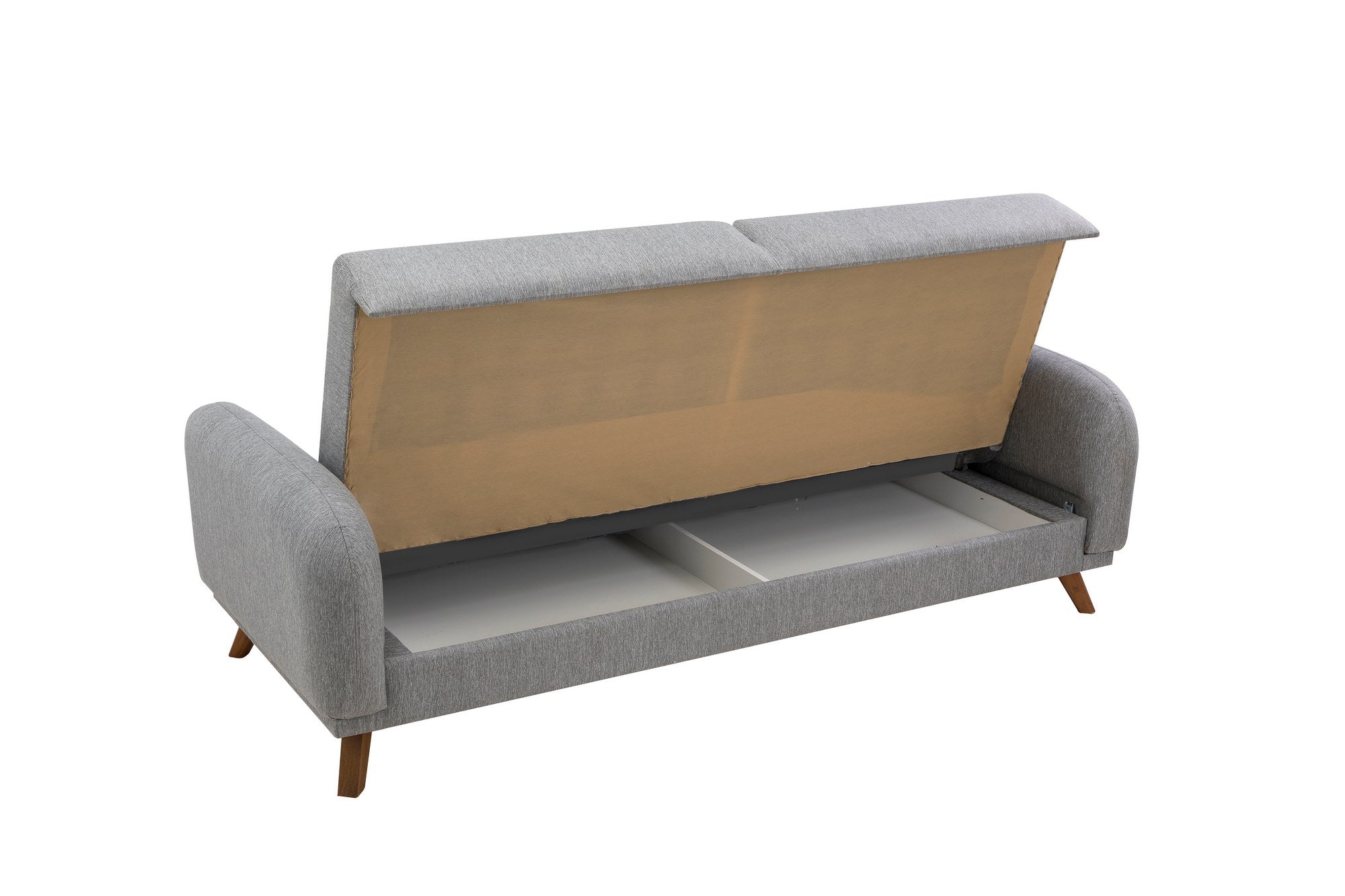 Sofá-cama de 3 lugares-Hera-Cinza