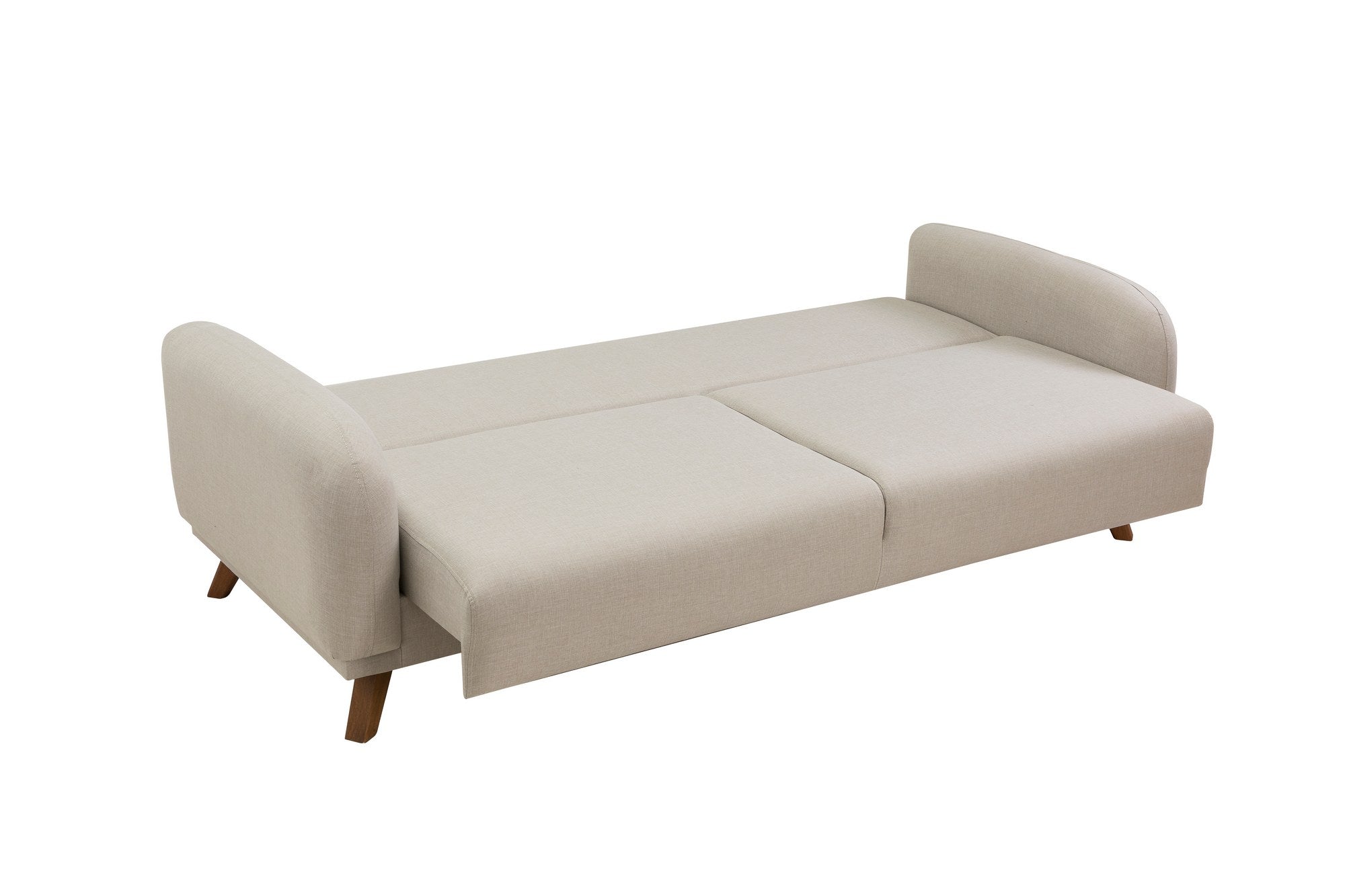 Sofá-cama de 3 lugares-Hera-Creme