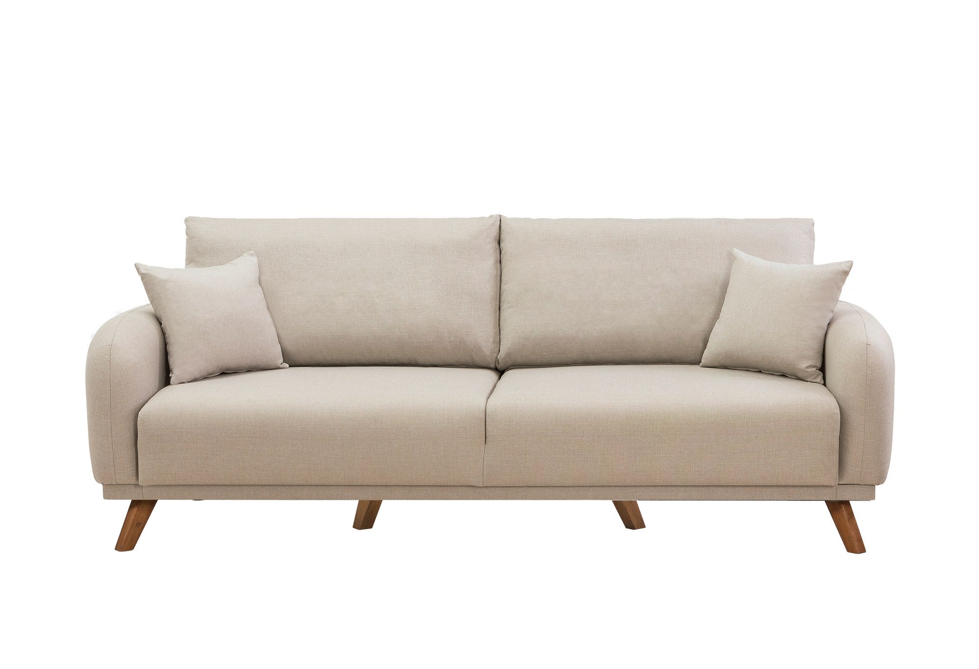 Sofá-cama de 3 lugares-Hera-Creme
