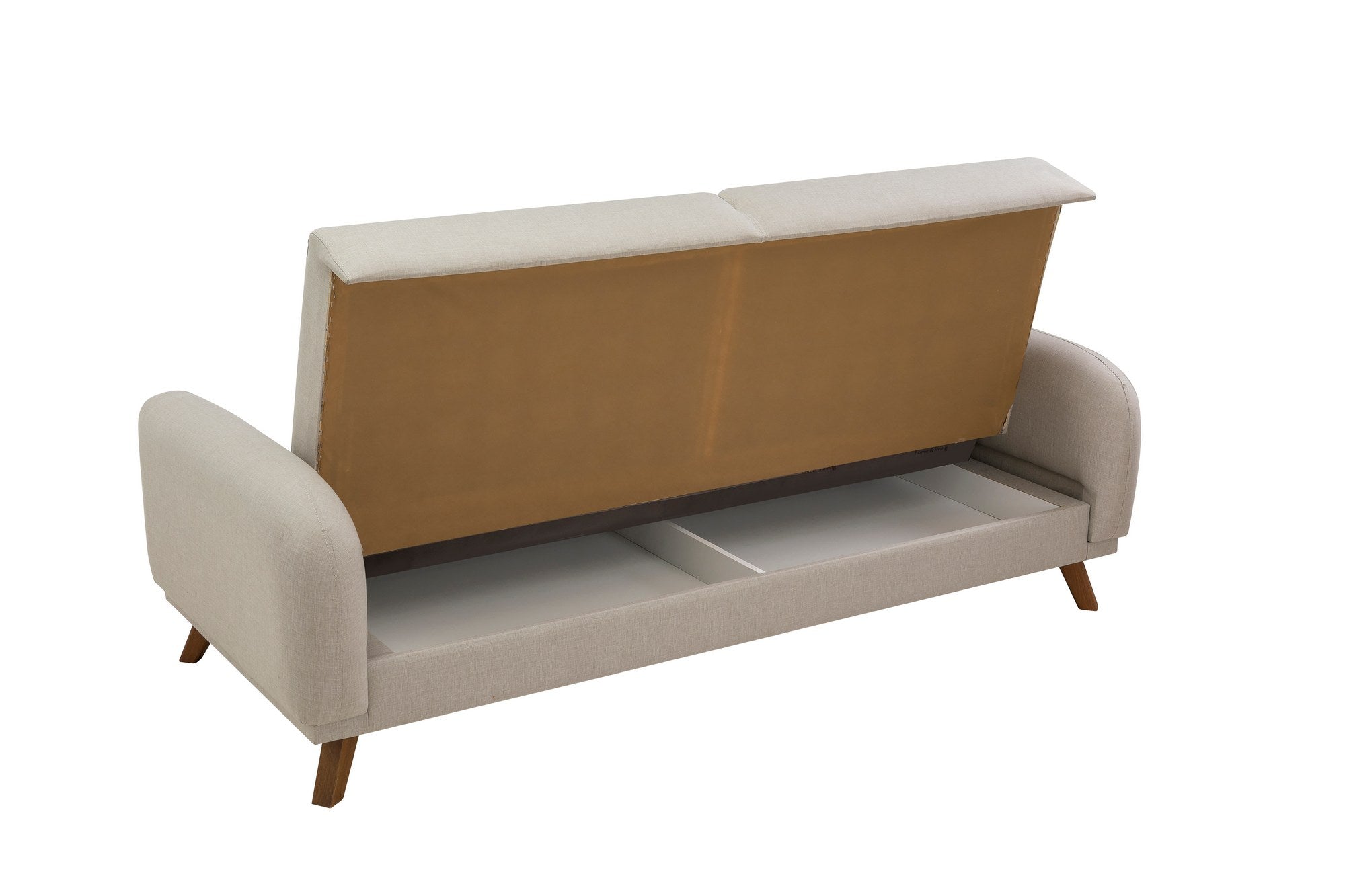 Sofá-cama de 3 lugares-Hera-Creme