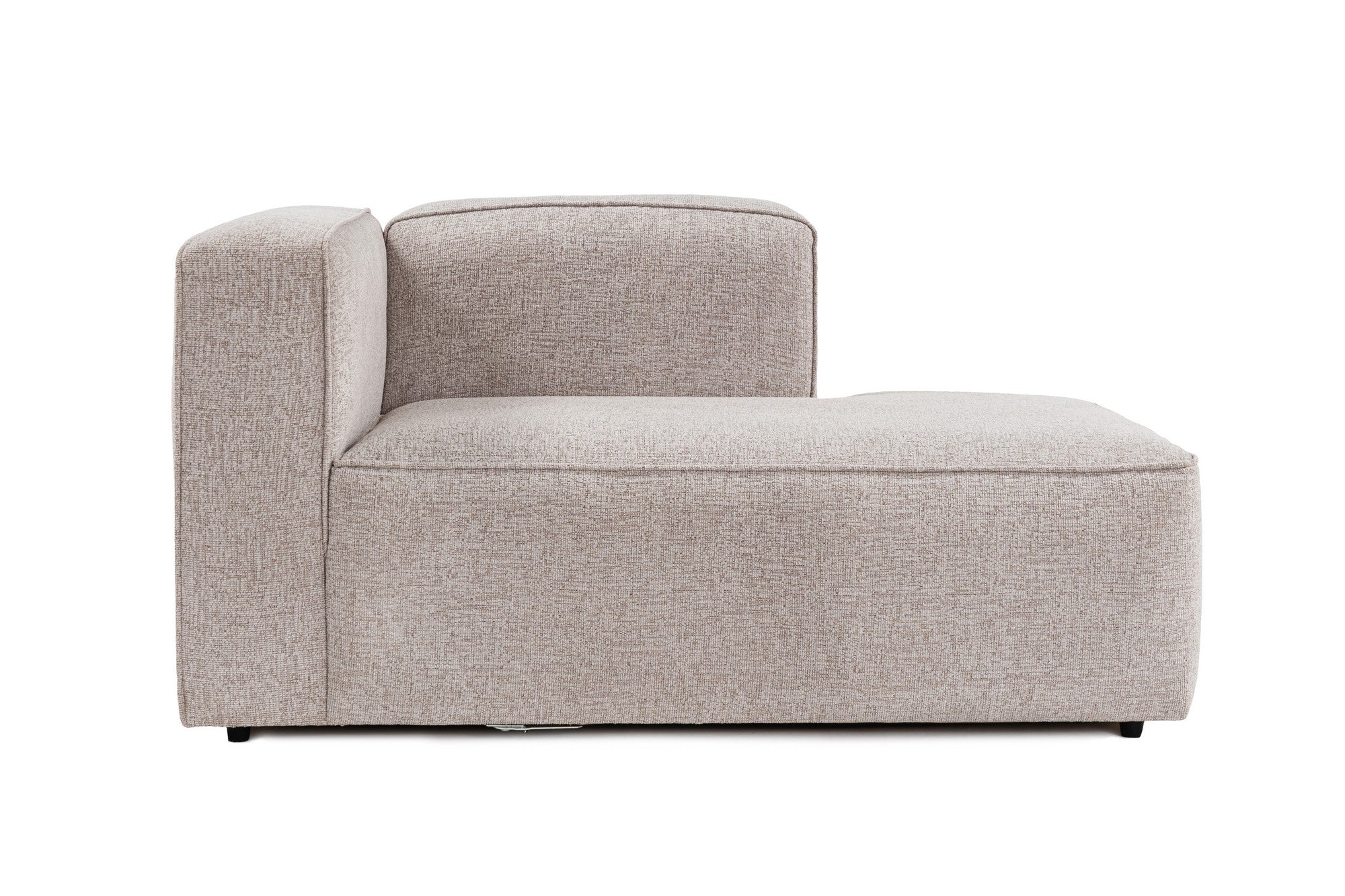 Sofá elegante de 1 lugar, cor mocha, 140 x 90 x 69 cm | Tecido de textura macia, estrutura de faia e abeto, almofada de espuma 30 DNS | Perfeito para salas de estar modernas