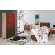 Guarda-roupa moderno – 90 x 192 x 52 cm – Carvalho Sonoma – 100% melamina