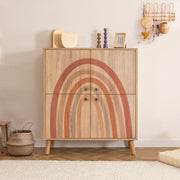 Armário multifuncional – 95 cm x 111 cm x 36 cm – MDF revestido em melamina