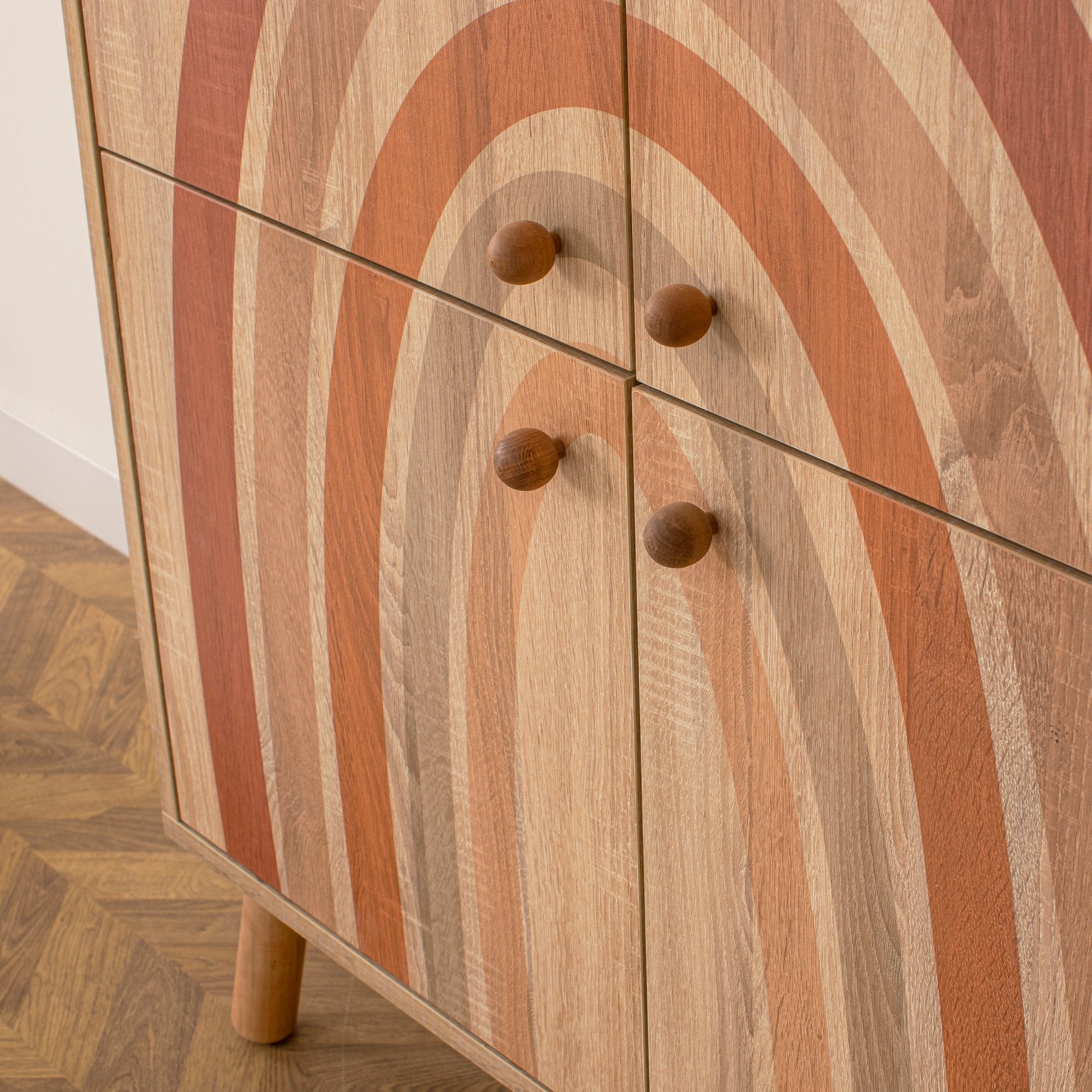 Armário multifuncional – 95 cm x 111 cm x 36 cm – MDF revestido em melamina