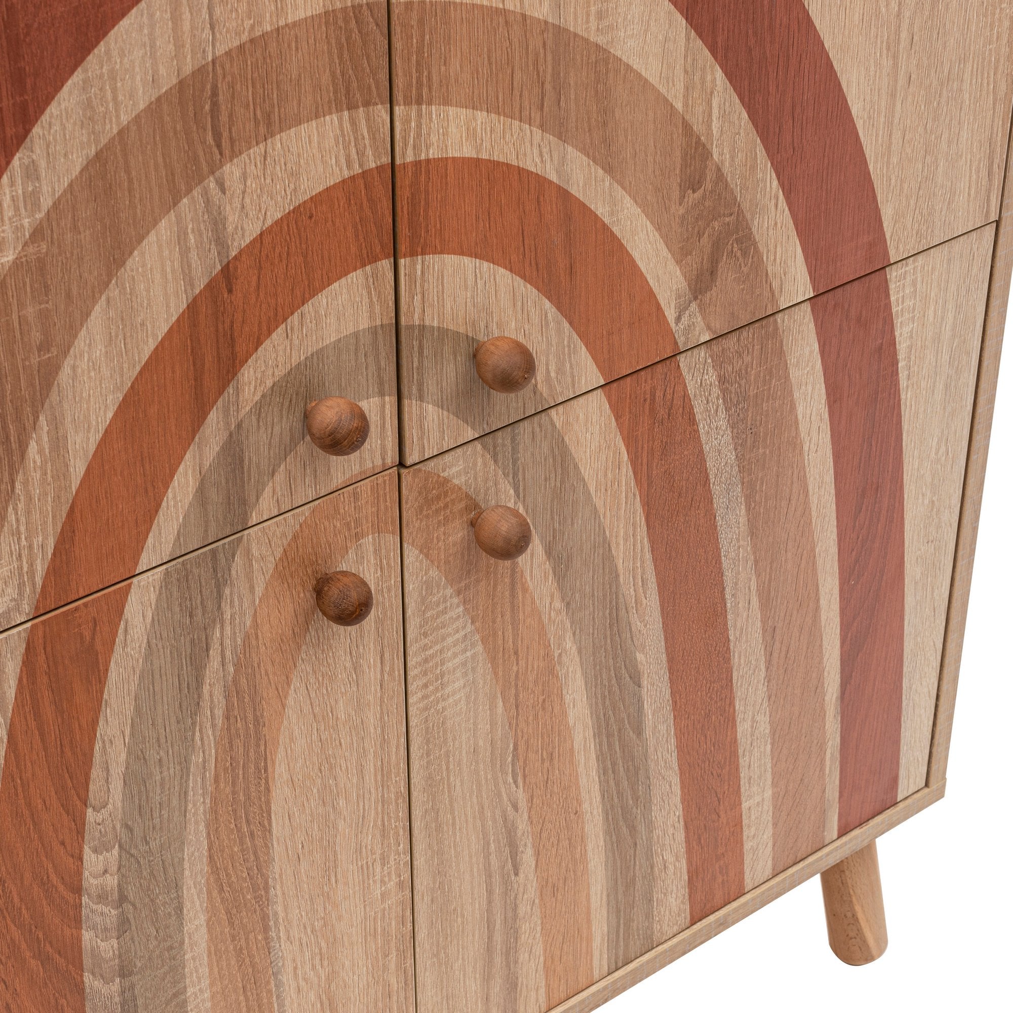 Armário multifuncional – 95 cm x 111 cm x 36 cm – MDF revestido em melamina