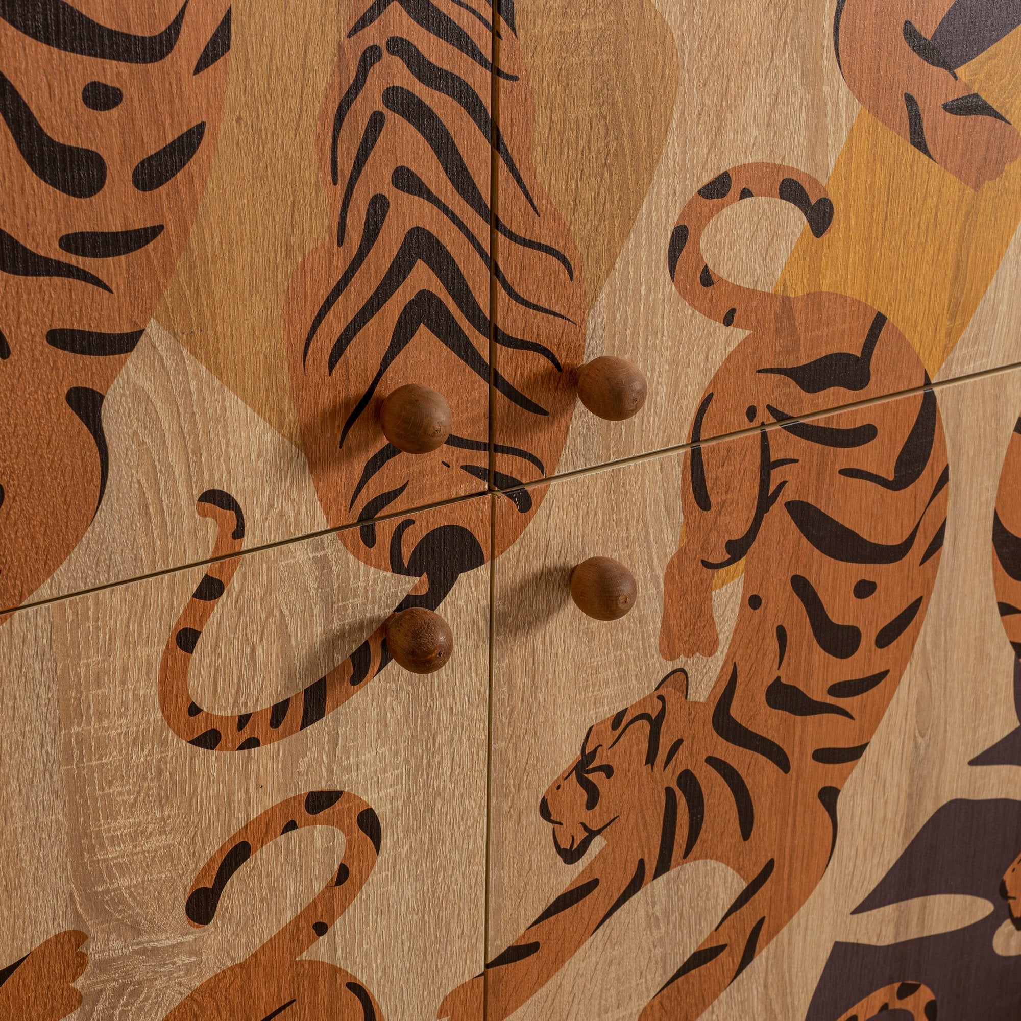 Armário multifuncional – 95 cm x 111 cm x 36 cm – Sonomo, laranja e vermelho clarete – 100% revestido em melamina