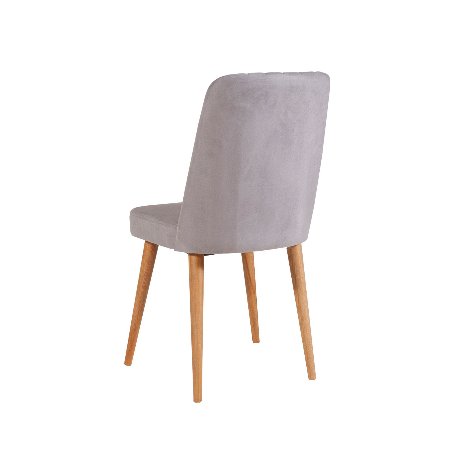Conjunto de mesa de jantar extensível e cadeiras (4 peças), pinho atlântico e Soho, 130-165 cm | 100% veludo, pernas de madeira de carpa | Design rústico moderno para refeições elegantes