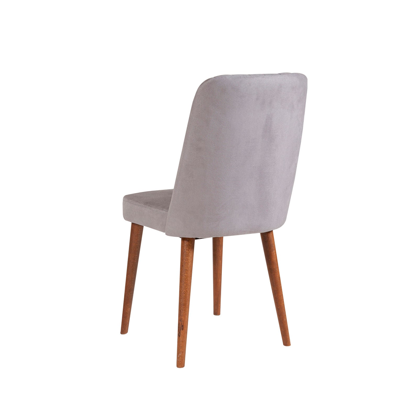 Conjunto de mesa de jantar extensível e cadeiras (5 peças), nogueira e Soho, 130-165 cm | 100% veludo e revestimento em melamina | Design rústico moderno para refeições elegantes