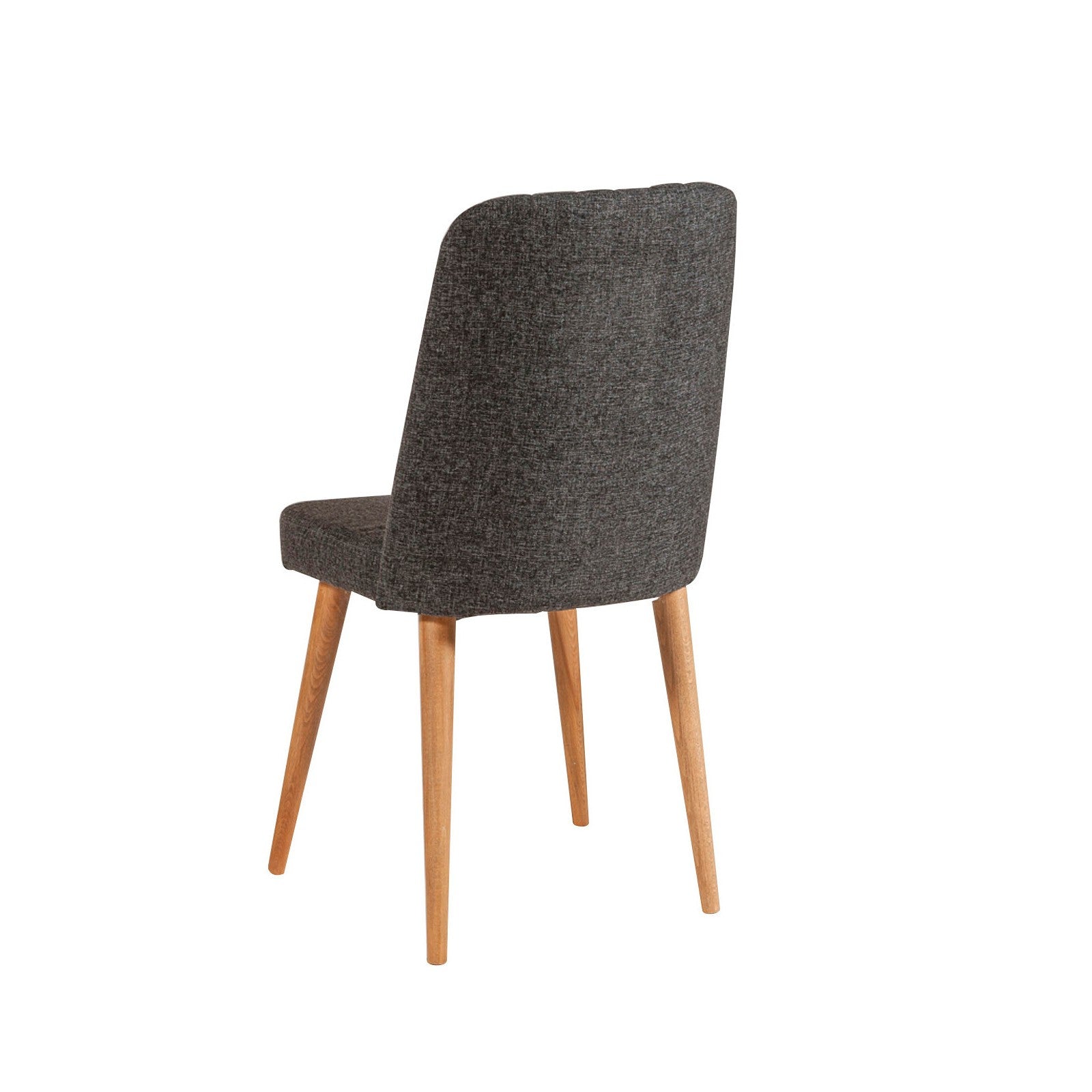 Conjunto de mesa e cadeiras escandinavo (5 peças), pinho atlântico e branco/antracite | 100% revestido em melamina, 18 mm de espessura | Solução de jantar elegante para casas modernas