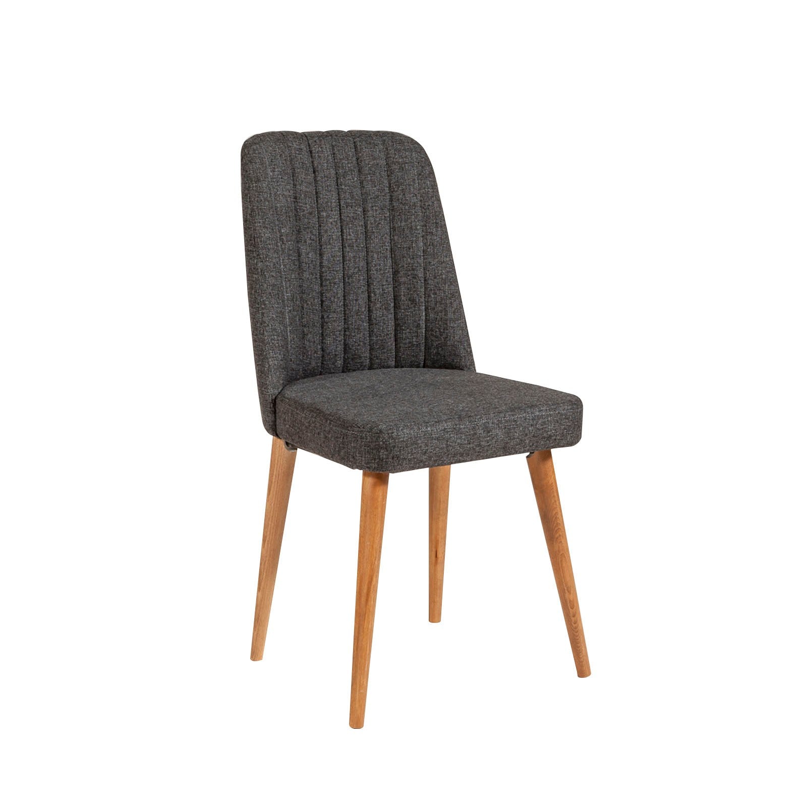 Conjunto de mesa de jantar extensível e cadeiras (5 peças), pinho atlântico e antracite, 129-163 cm | 100% revestido em melamina | Elegante e funcional para espaços de jantar modernos