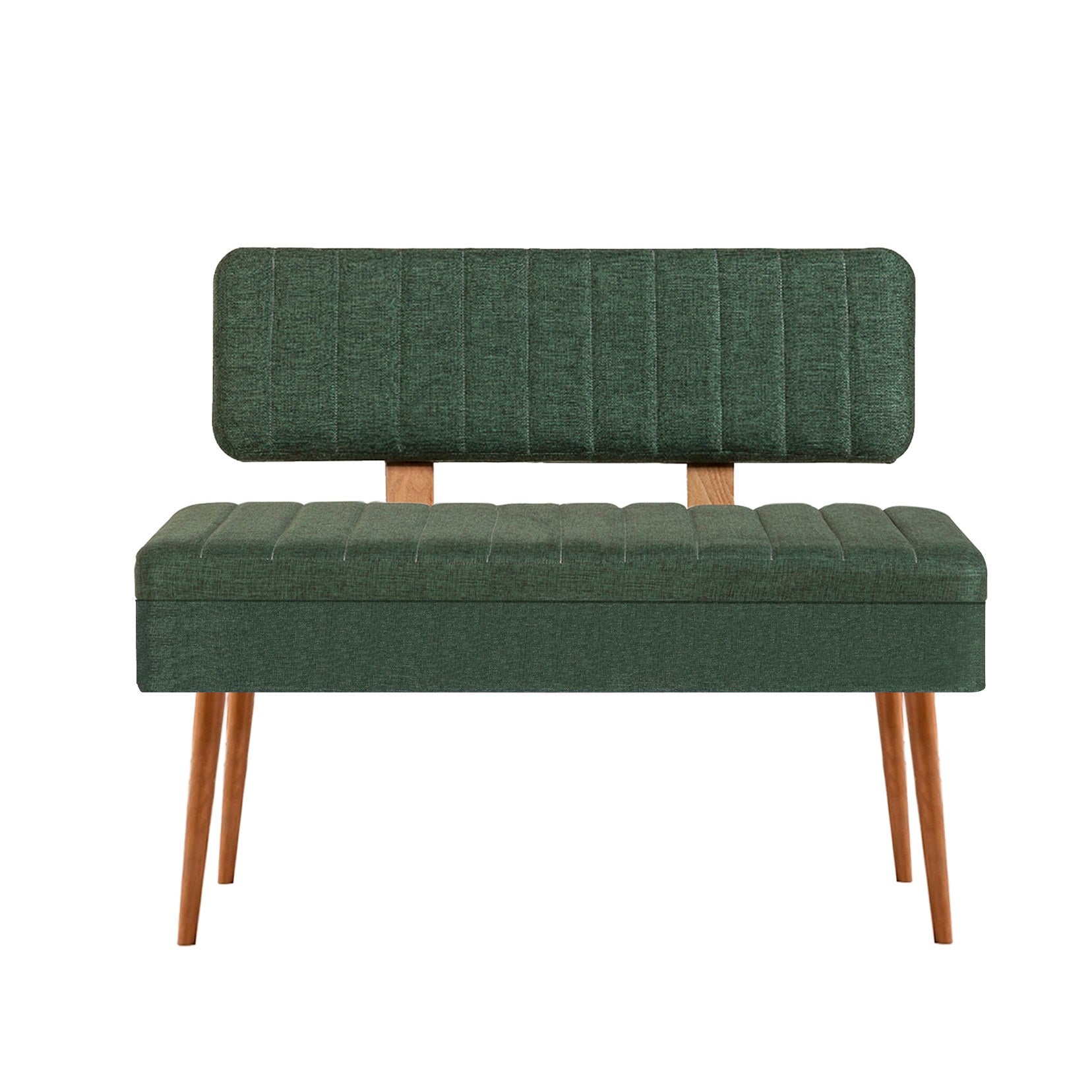 Conjunto de mesa de jantar extensível e cadeiras (5 peças), pinho atlântico e verde, 129-163 x 80 x 75 cm | 100% revestido em melamina | Elegante e funcional para refeições modernas