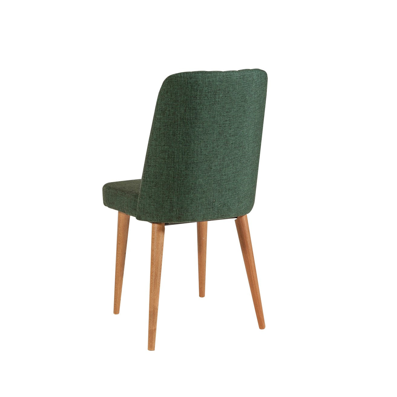 Conjunto de mesa de jantar extensível e cadeiras (5 peças), pinho atlântico e verde, 129-163 x 80 x 75 cm | 100% revestido em melamina | Elegante e funcional para refeições modernas