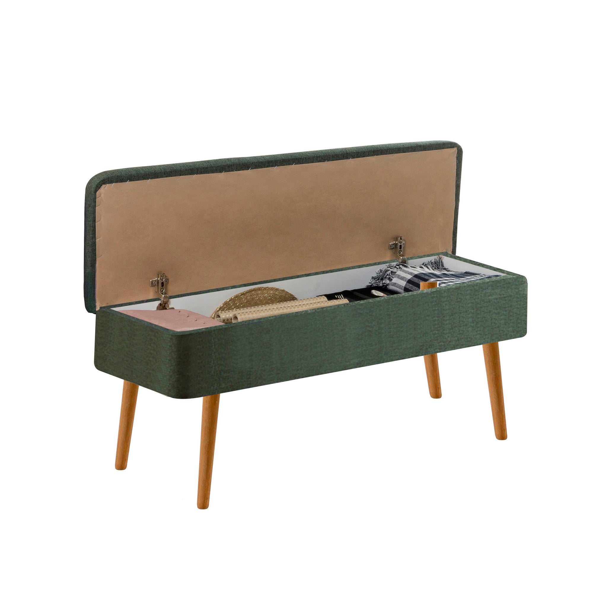 Conjunto de mesa de jantar extensível e cadeiras (5 peças), pinho atlântico e verde, 129-163 x 80 x 75 cm | 100% revestido em melamina | Elegante e funcional para refeições modernas