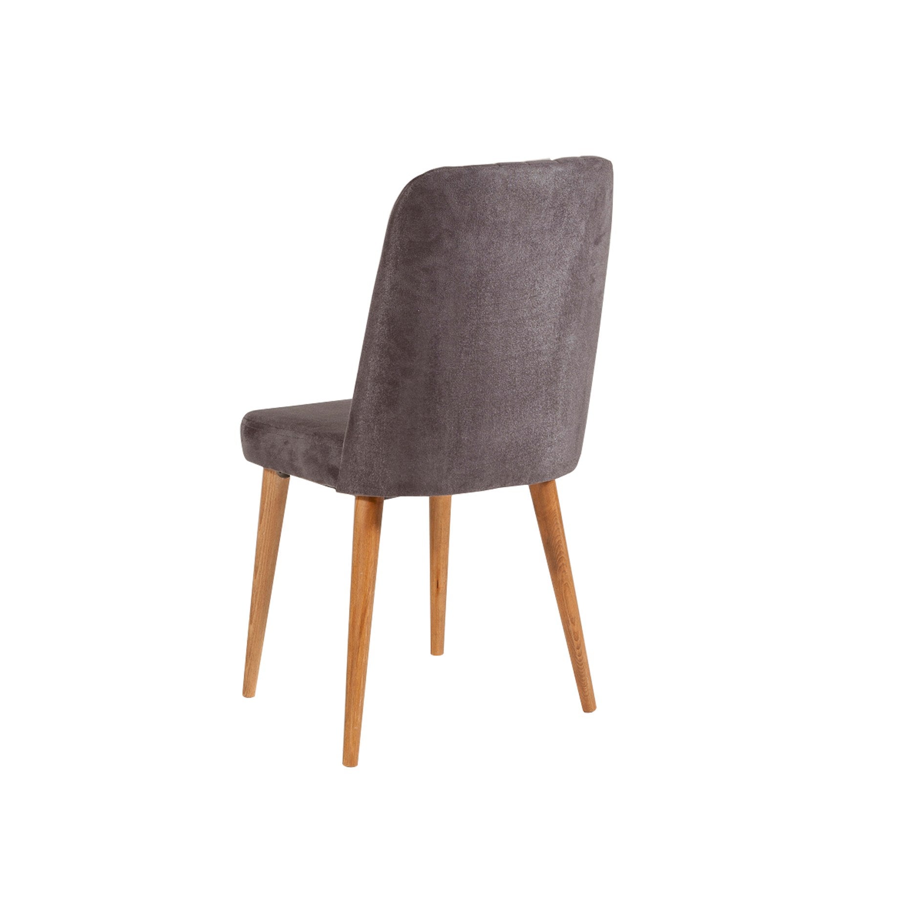 Conjunto de mesa de jantar extensível e cadeiras (5 peças), pinho atlântico e antracite, 129-163 cm | 100% revestido em melamina | Cadeiras e banco elegantes em veludo, perfeitos para salas de jantar modernas