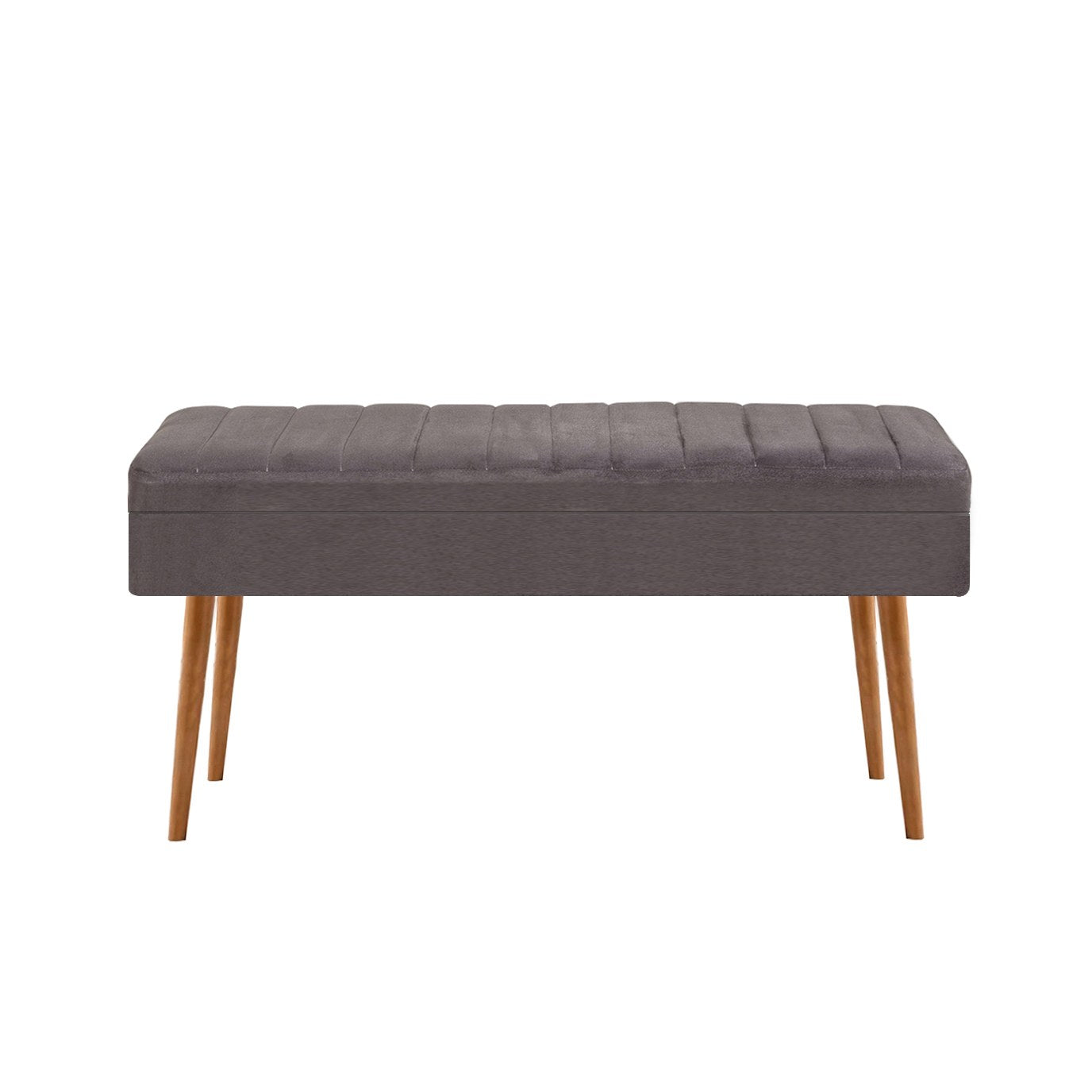 Conjunto de mesa de jantar extensível e cadeiras (5 peças), pinho atlântico e antracite, 129-163 cm | 100% revestido em melamina | Cadeiras e banco elegantes em veludo, perfeitos para salas de jantar modernas