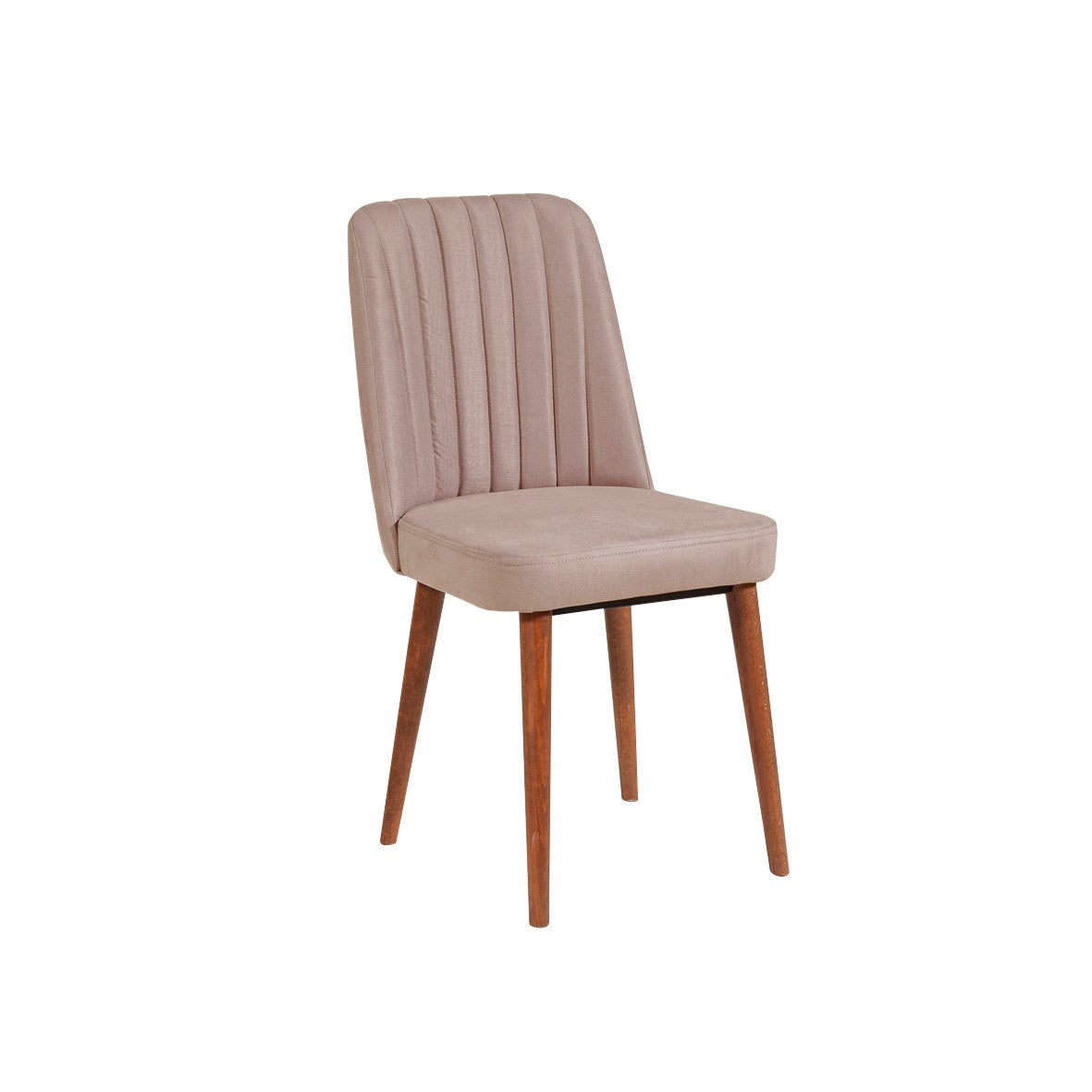 Conjunto de mesa de jantar extensível e cadeiras (5 peças), nogueira e pedra, 129-163 x 80 x 75 cm | 100% revestido em melamina | Cadeiras e banco elegantes de veludo, perfeitos para salas de jantar modernas