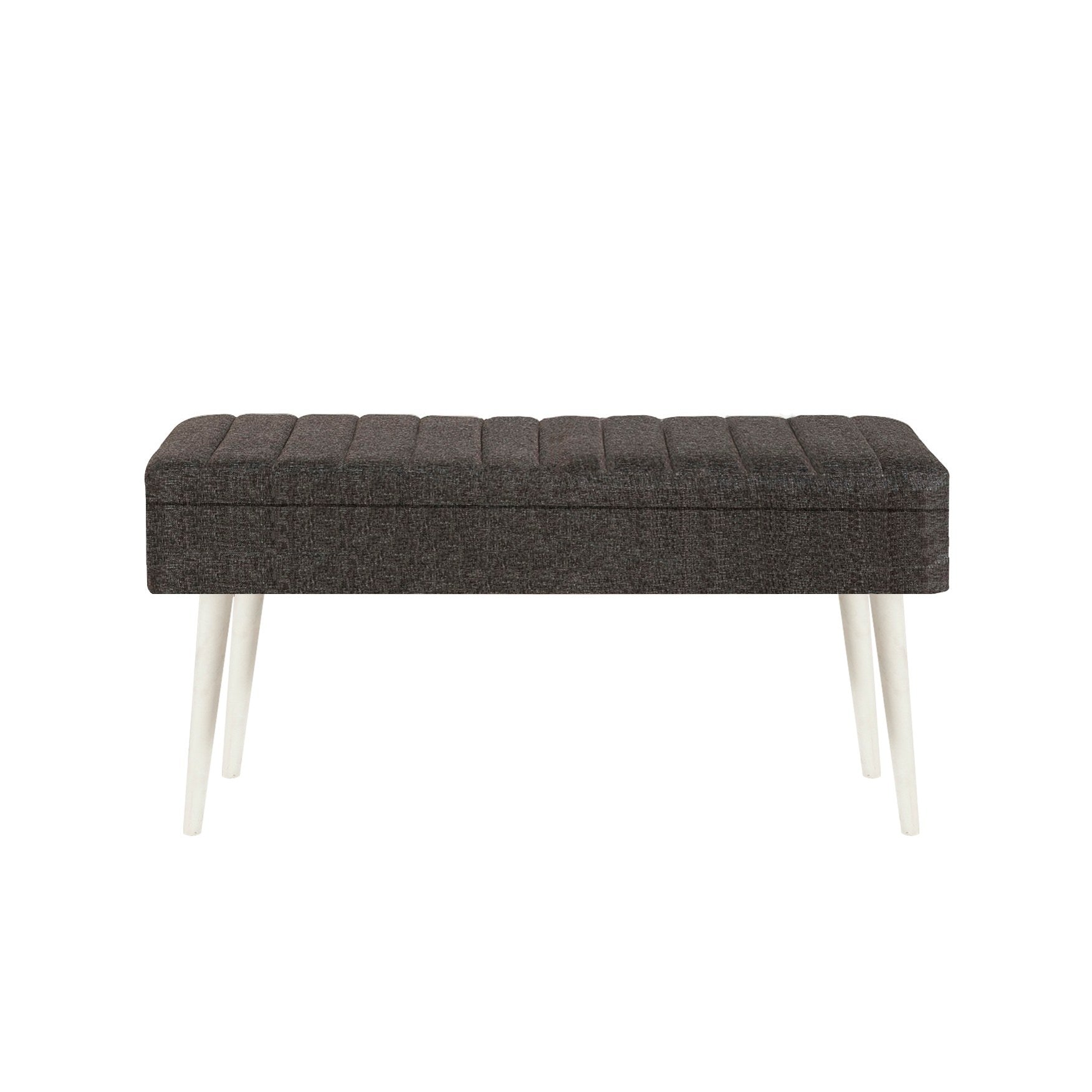 Conjunto de mesa de jantar extensível e cadeiras (5 peças), branco e antracite, 129-163 cm | 100% revestido em melamina | Elegante e funcional para espaços de jantar modernos