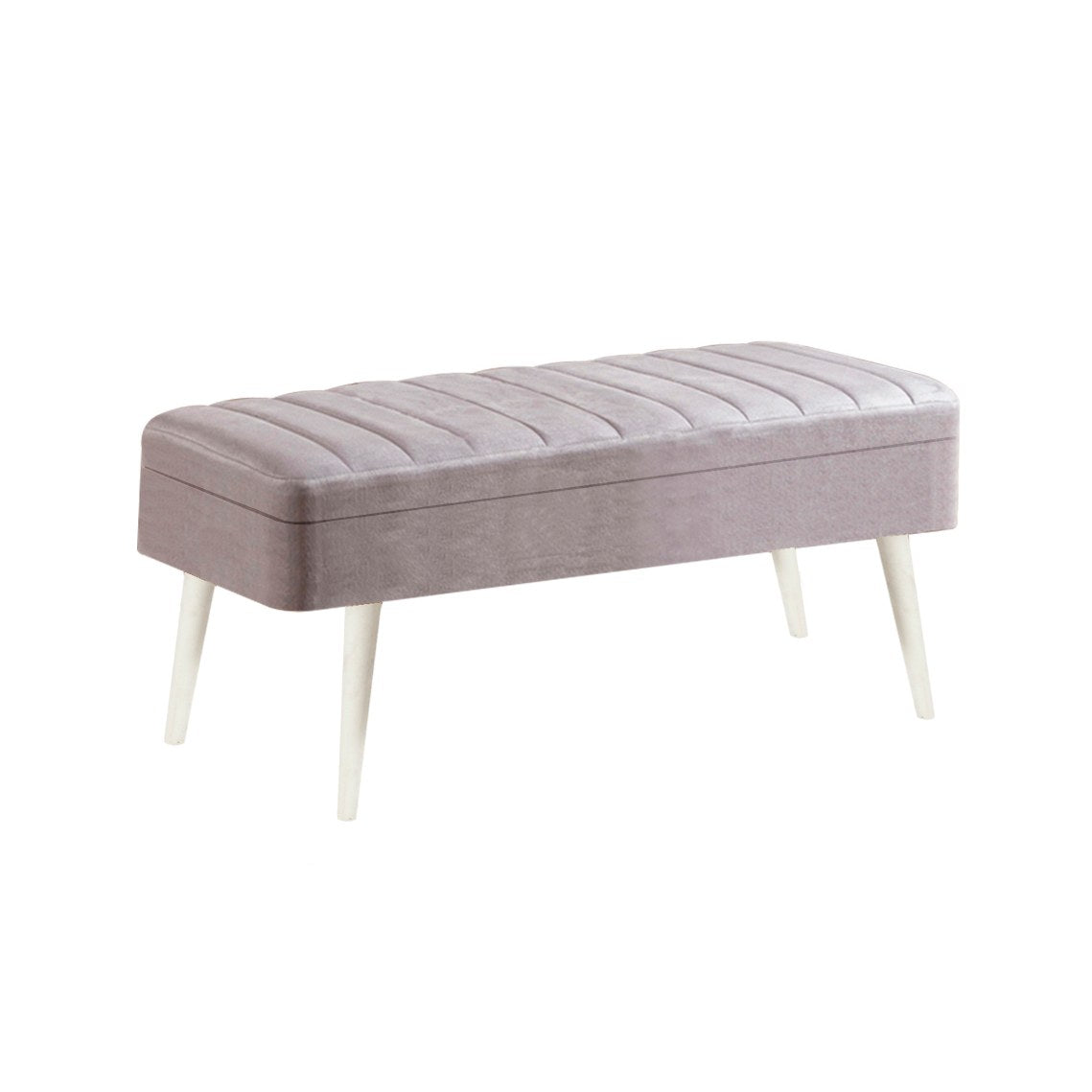 Conjunto de mesa de jantar extensível e cadeiras (5 peças), branco e cinza, 129-163 x 80 x 75 cm | Cadeiras de veludo 100% revestidas em melamina | Elegante e funcional para refeições modernas