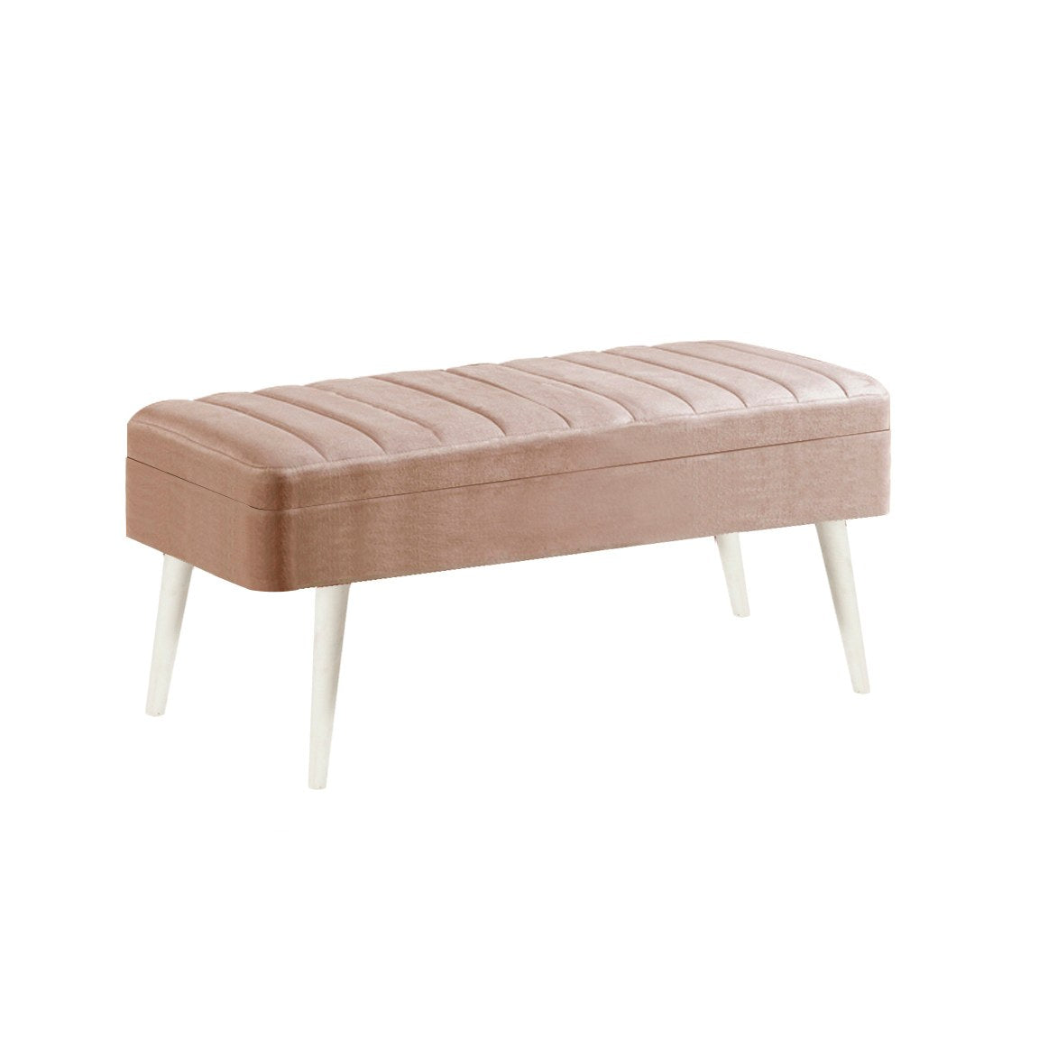 Conjunto de mesa de jantar extensível e cadeiras (5 peças), branco e pedra, 129-163 x 80 x 75 cm | Cadeiras e banco de veludo 100% revestidos em melamina | Elegante e funcional