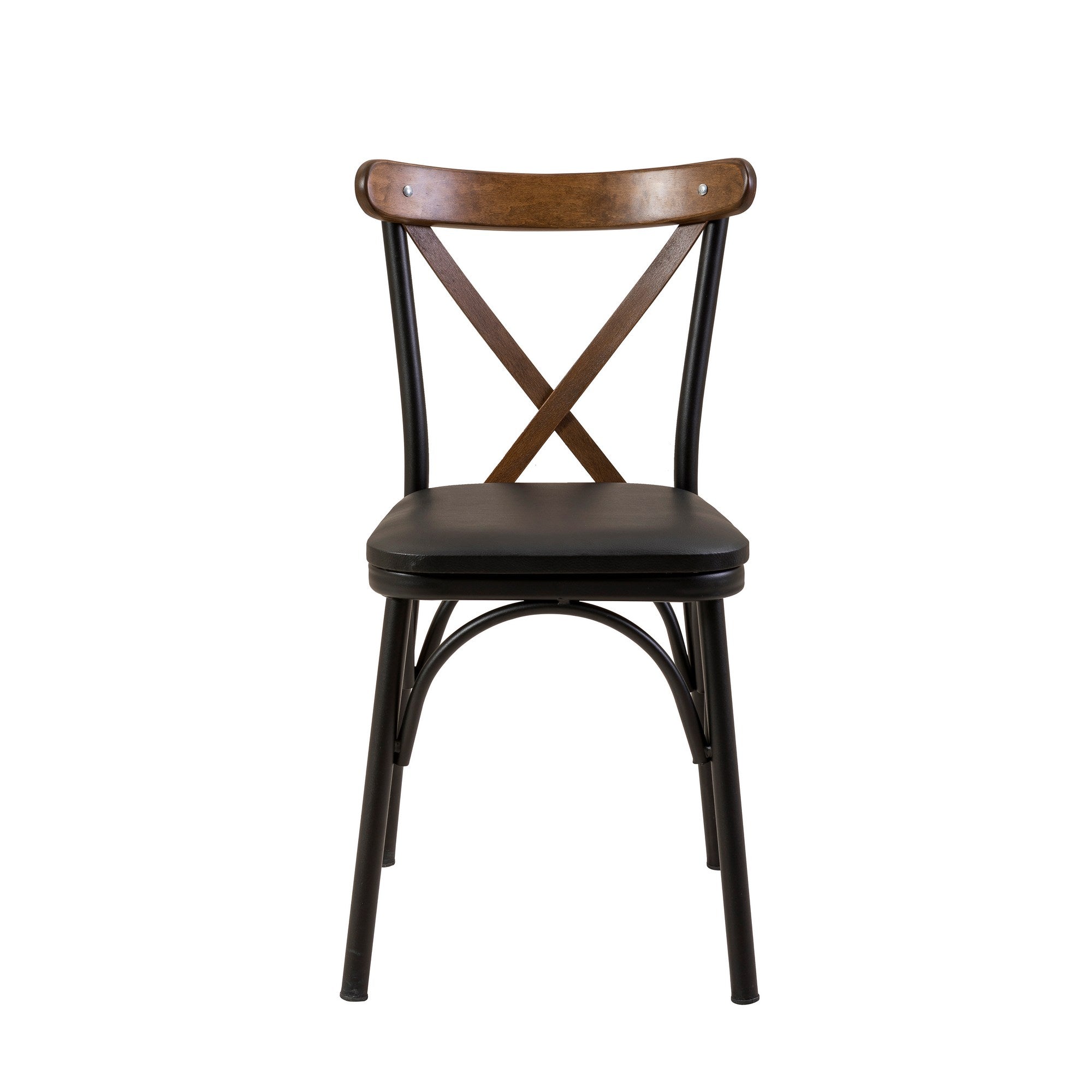 Conjunto de mesa de jantar extensível e cadeiras (5 peças), preto, 120-153 x 75 x 77 cm | 100% revestido em melamina, tecido couro sintético, pernas de madeira de faia | Elegante e funcional para espaços de jantar modernos