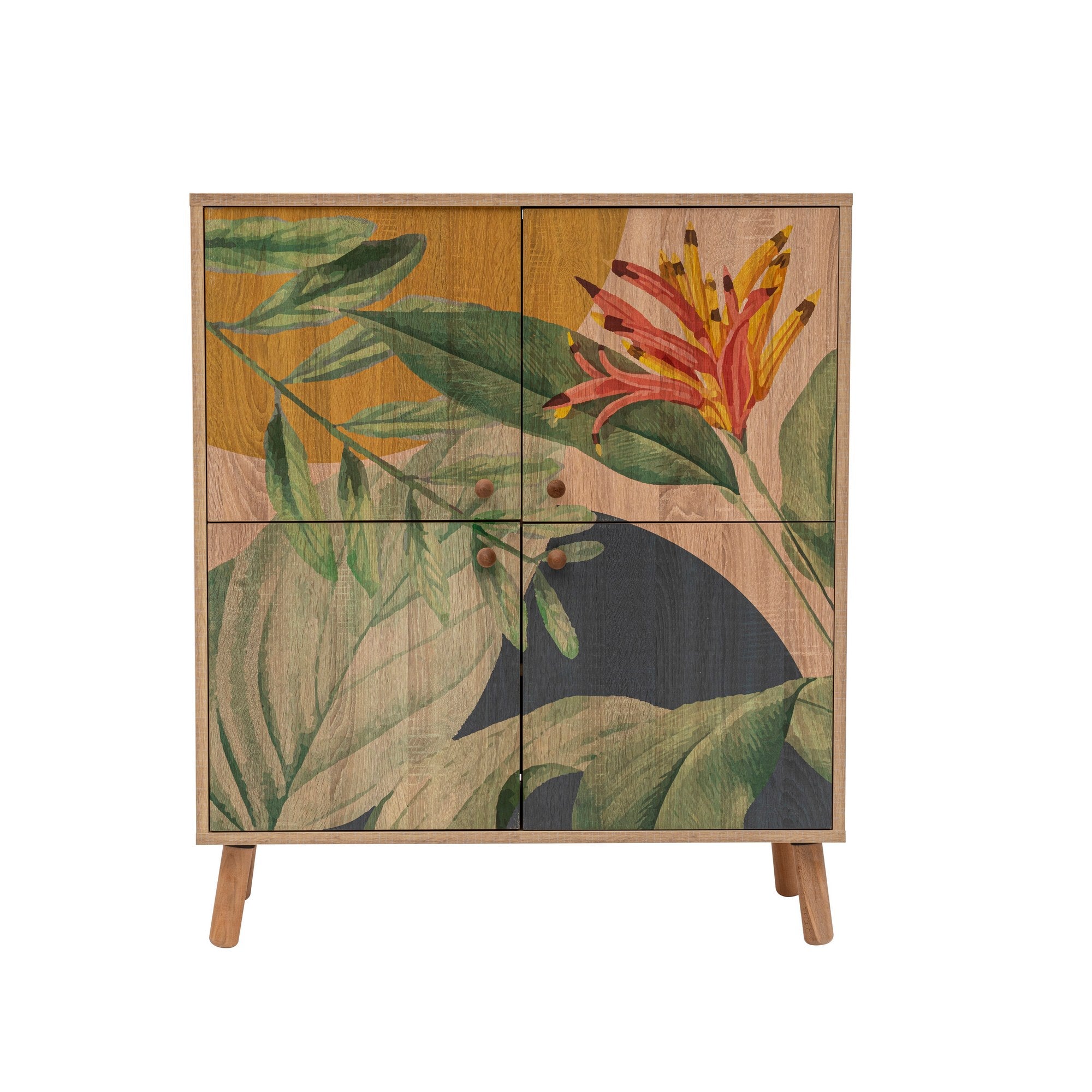Conjunto de móveis elegantes para corredor, 100% aglomerado revestido em melamina, pernas de madeira, sapateira e banco, Sonomo e verde, perfeito para decoração de entrada