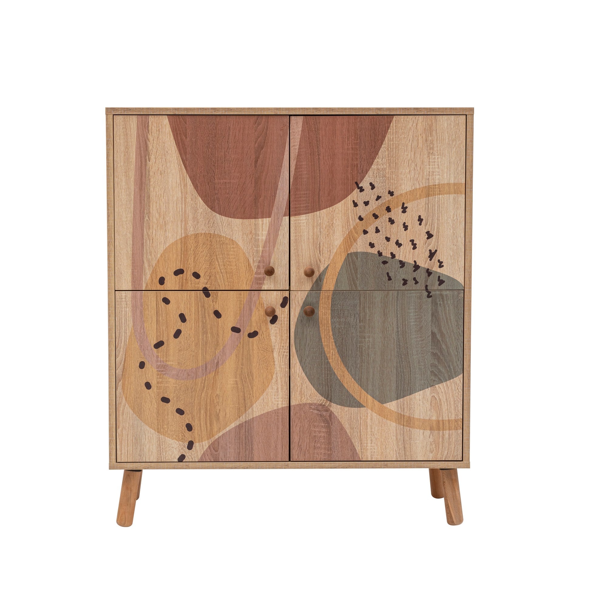 Conjunto elegante de móveis para corredor, 100% revestido em melamina, pernas de madeira, sapateira e banco de veludo, cores Sonomo e pedra | Perfeito para organização de entrada