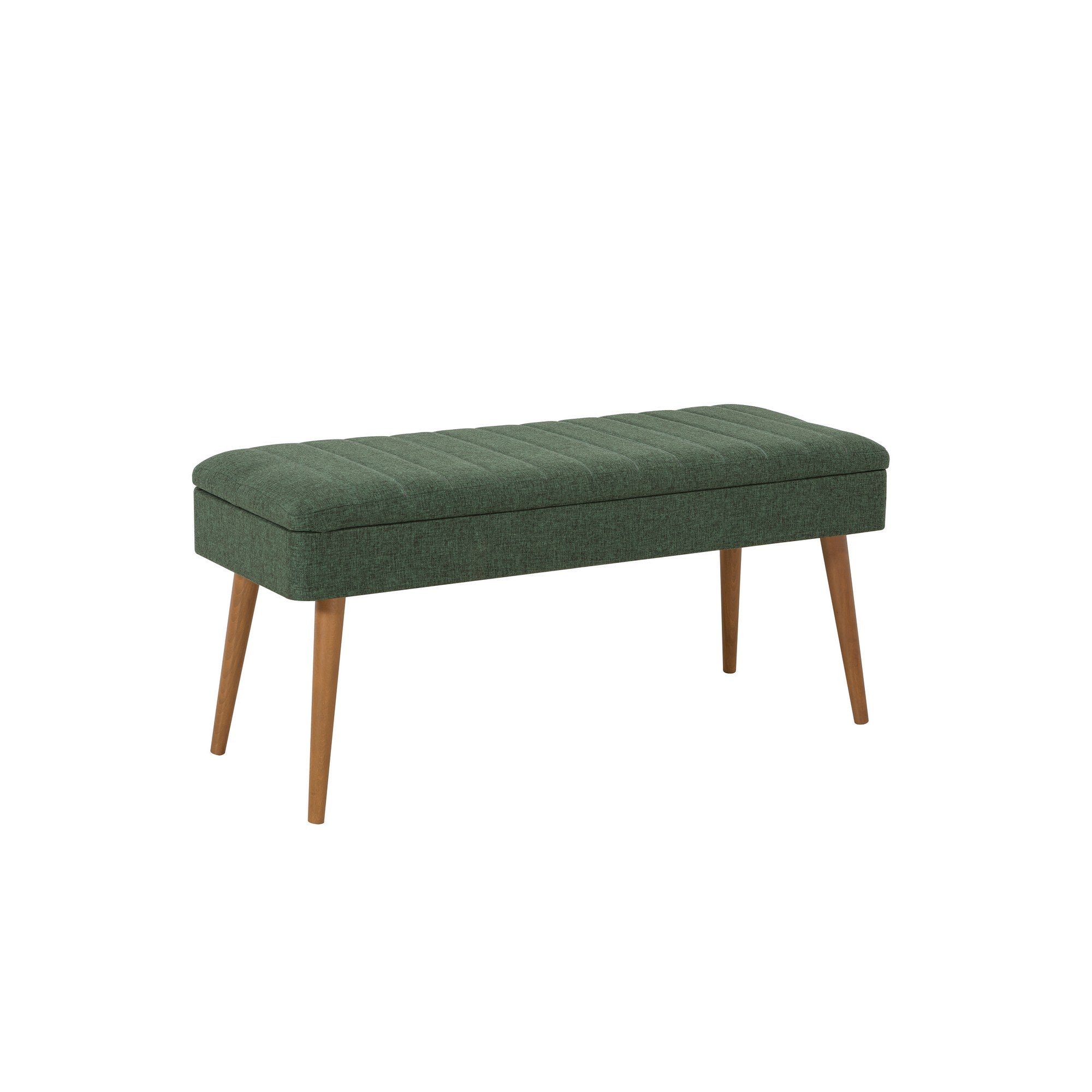 Conjunto de móveis elegantes para corredor, 100% aglomerado revestido em melamina, pernas de madeira, sapateira e banco, Sonomo e verde, perfeito para decoração de entrada