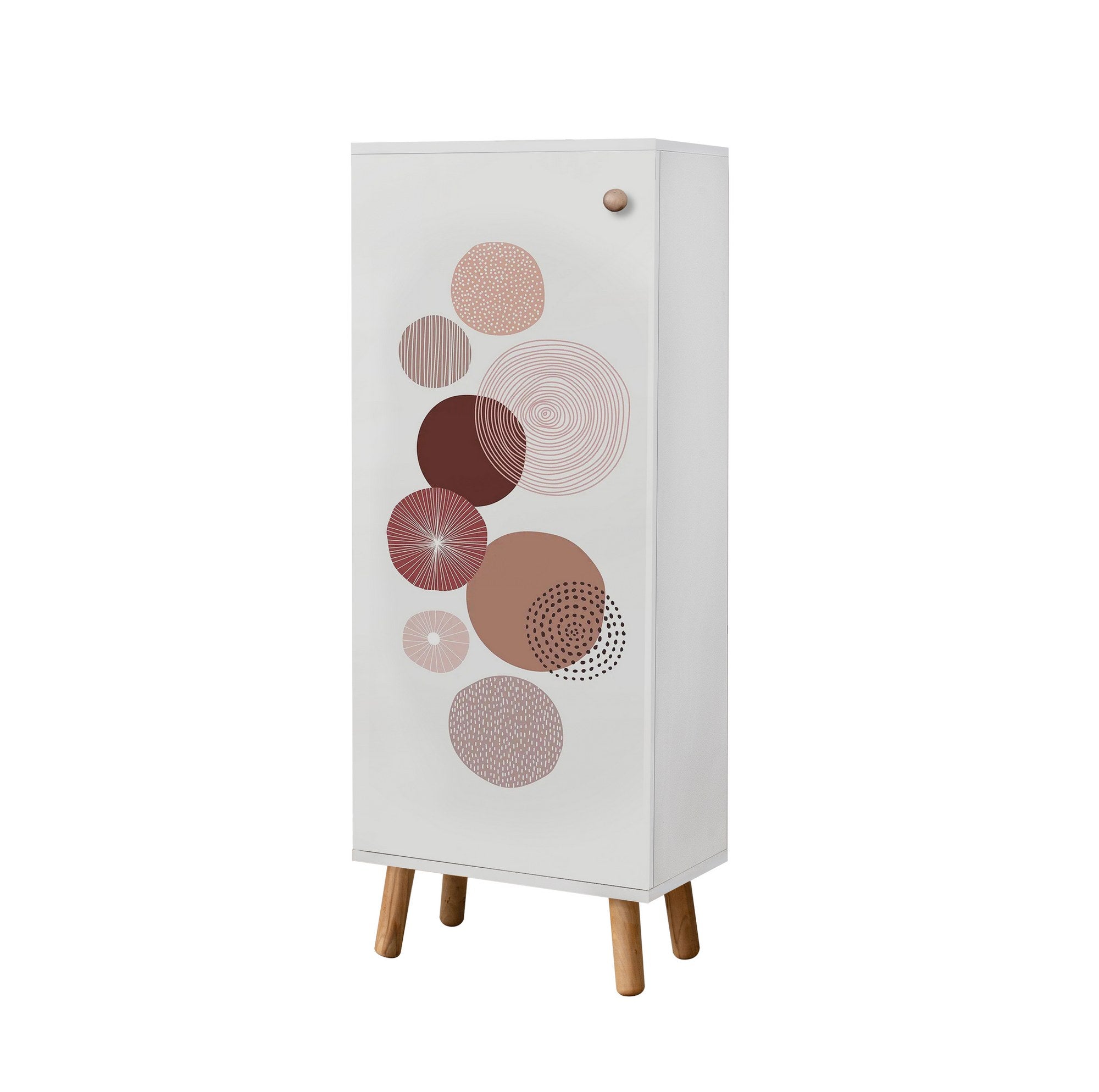Conjunto de móveis elegantes para corredor, painel de partículas 100% revestido em melamina, pernas de madeira, banco de veludo, branco e pedra, sapateira: 50x135x38 cm, banco: 105x50x40 cm.