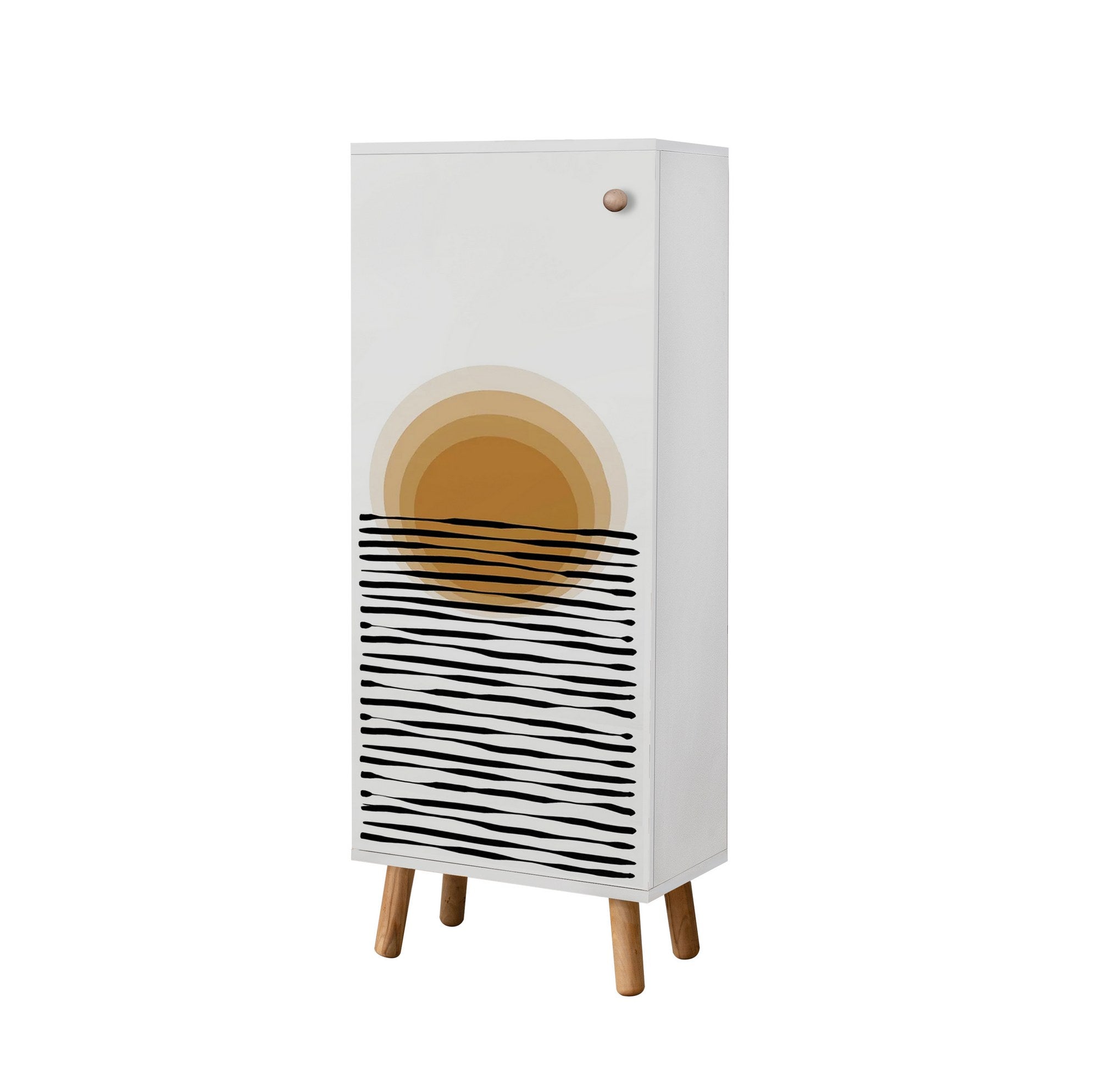 Conjunto de móveis elegantes para corredor, painel de partículas 100% revestido em melamina, pernas de madeira, banco de veludo, branco e pedra, sapateira: 50x135x38 cm, banco: 105x50x40 cm.