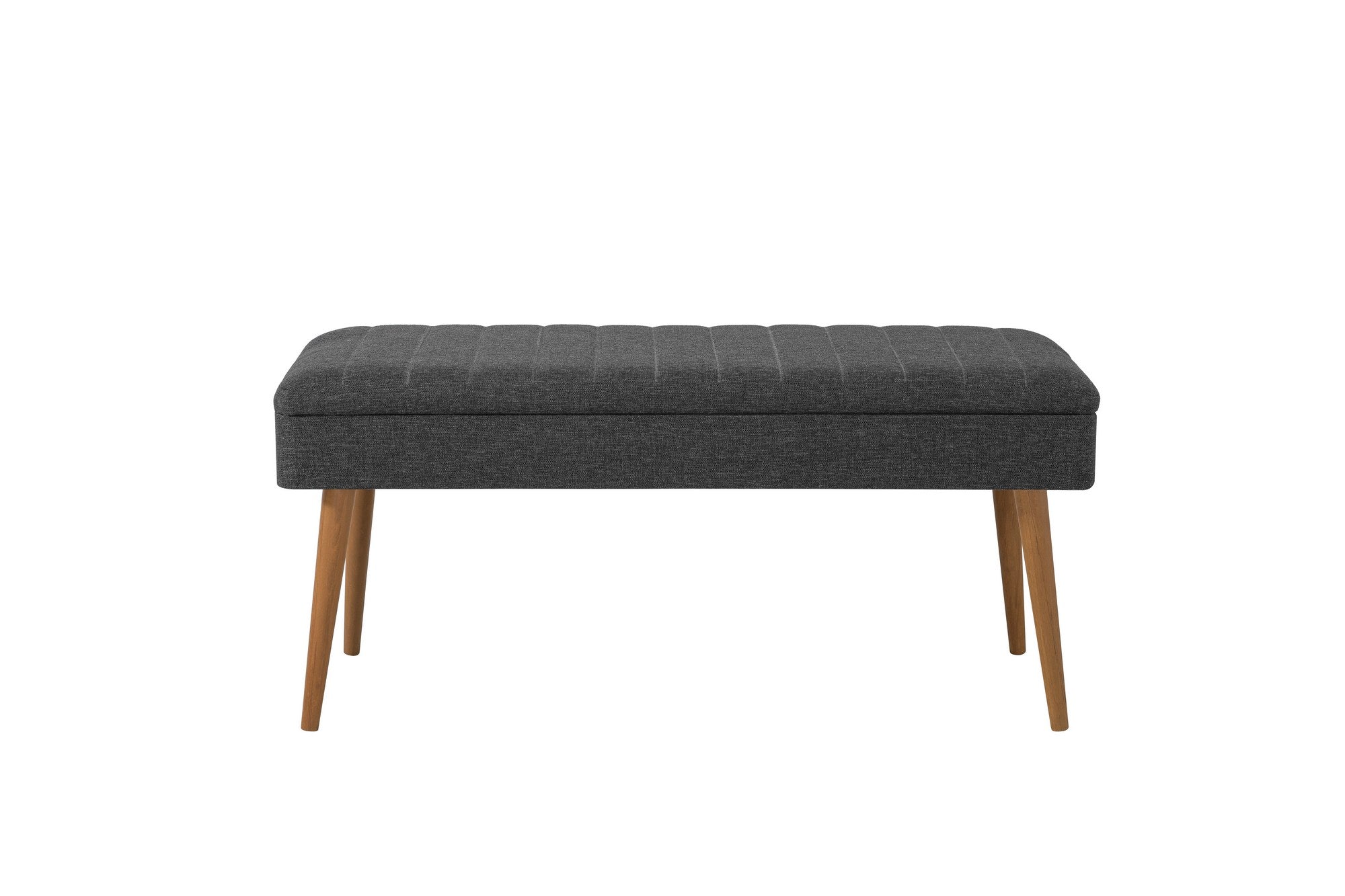 Conjunto de móveis elegantes para corredor, 100% aglomerado revestido em melamina, pernas de madeira, sapateira e banco, Sonomo/Antracite, perfeito para entrada