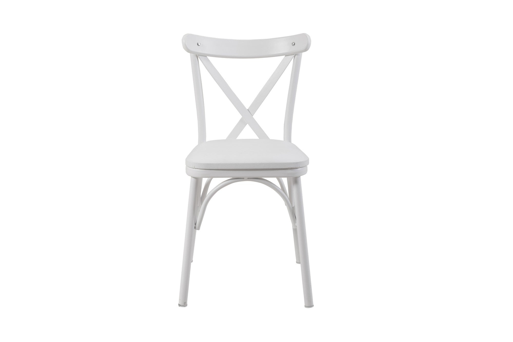Elegante conjunto de mesa de jantar com 6 peças e cadeiras, branco, 120 x 75 x 75 cm | 100% aglomerado revestido em melamina, 18 mm de espessura | Perfeito para salas de jantar modernas