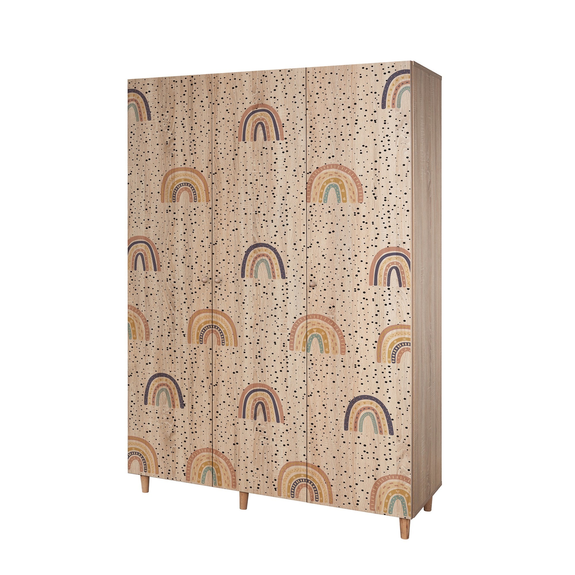 Guarda-roupa elegante – 135 x 192 x 52 cm – Sonomo – Aglomerado