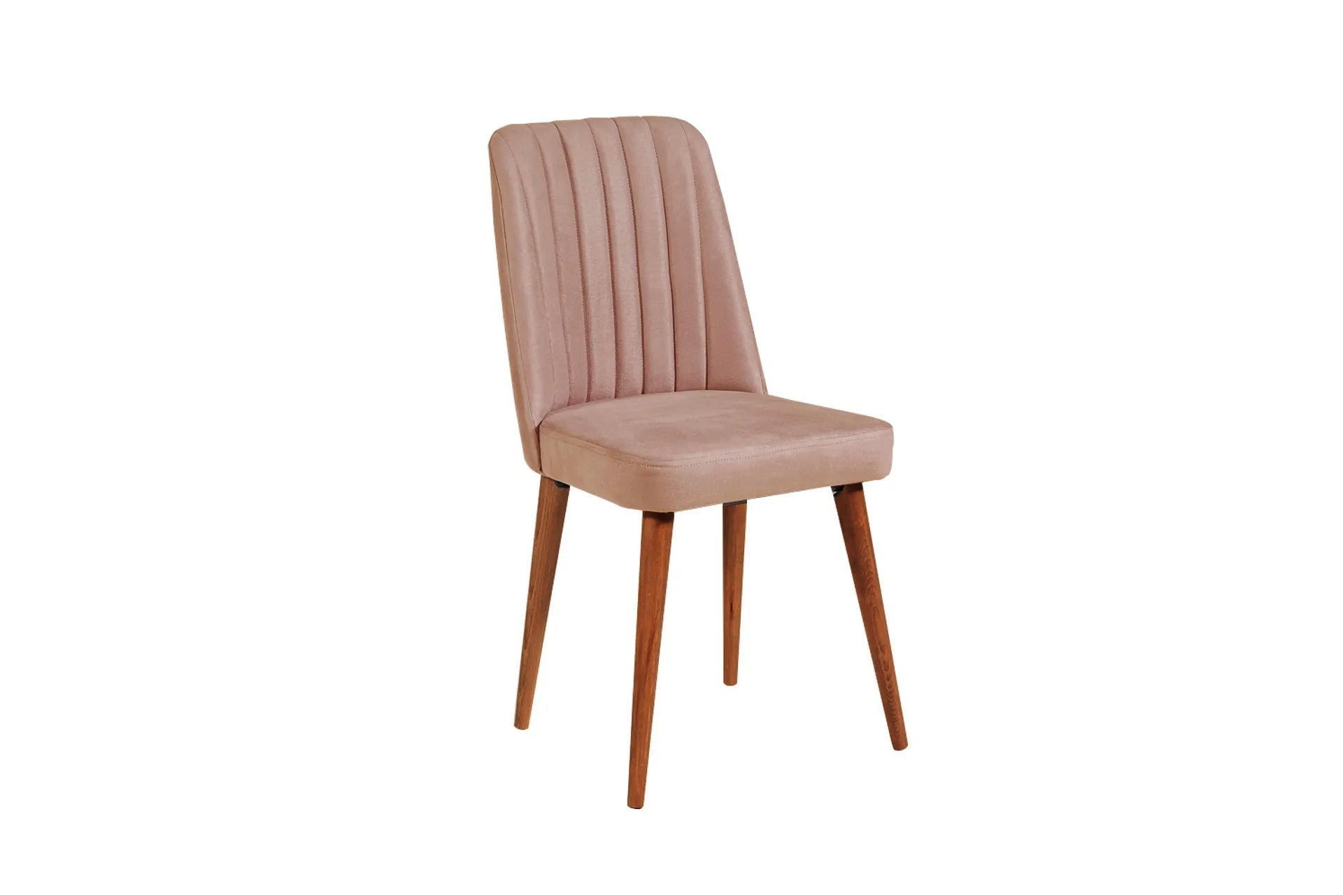 Conjunto de mesa de jantar extensível e cadeiras (5 peças), nogueira e pedra, 100 cm (aberto: 139 cm) | 100% revestido em melamina, 18 mm de espessura | Elegante e funcional para refeições modernas