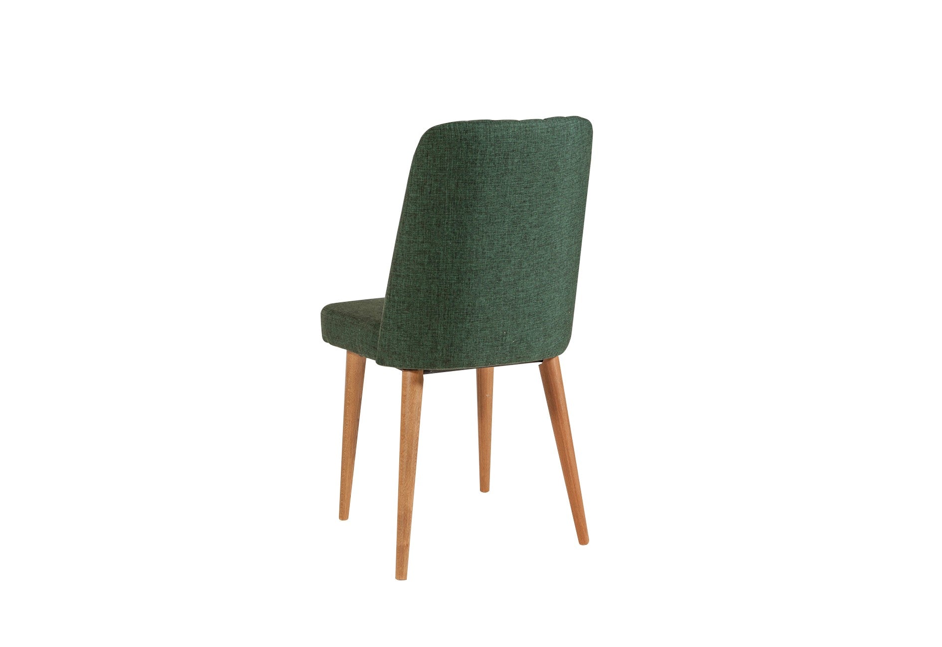 Conjunto de mesa de jantar extensível e cadeiras (5 peças), pinho atlântico e verde, 100 cm (aberto: 139 cm) | 100% revestido em melamina, 18 mm de espessura | Elegante e funcional para salas de jantar modernas
