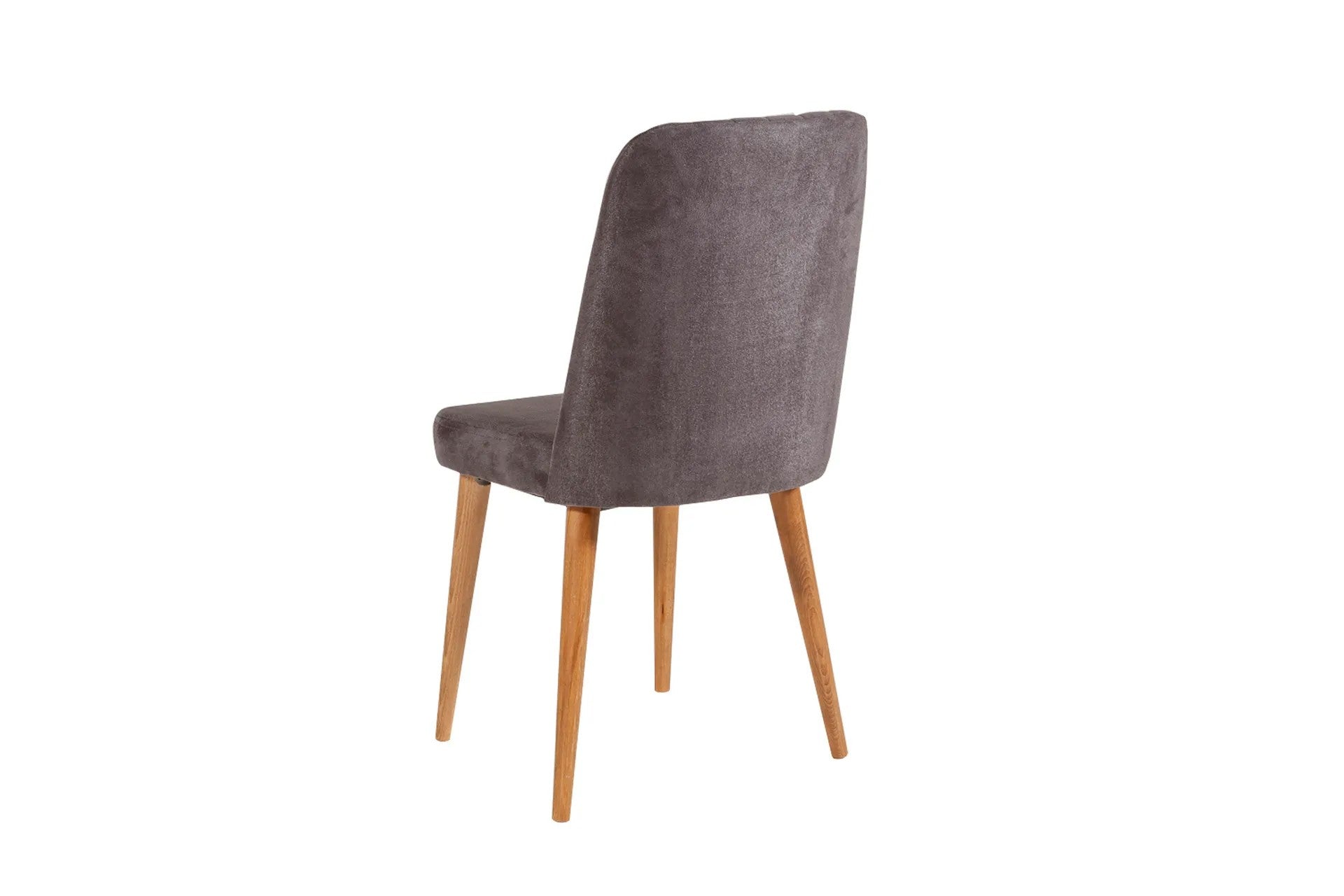 Conjunto de mesa de jantar extensível e cadeiras (5 peças), pinho do Atlântico e antracite, 100 cm (abertura 139 cm) | 100% revestido em melamina, 18 mm de espessura | Elegante e funcional para espaços de jantar modernos