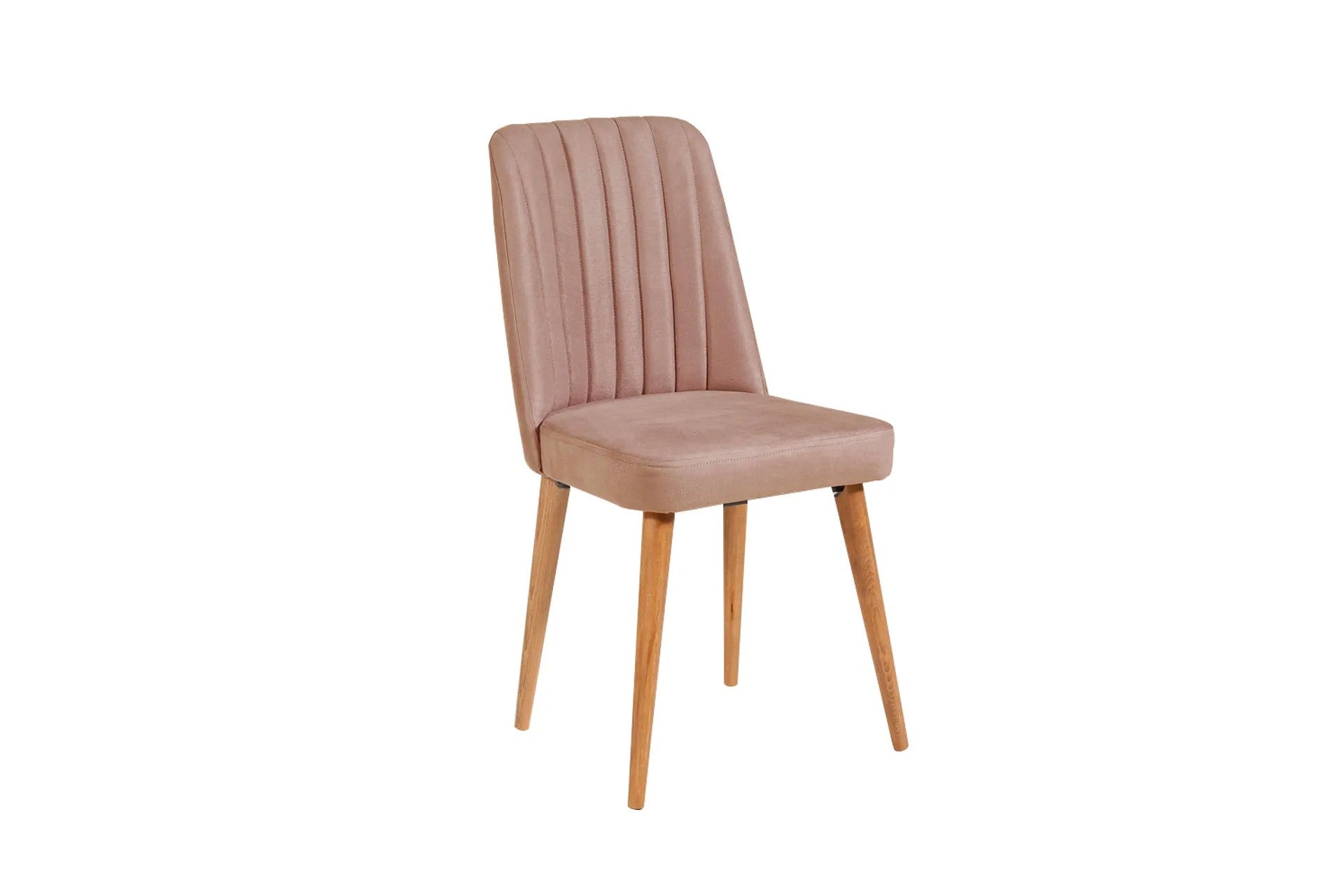 Conjunto de mesa de jantar extensível e cadeiras (5 peças), pinho atlântico e pedra, 100 cm (aberto: 139 cm) | 100% revestido em melamina, 18 mm de espessura | Elegante e funcional para espaços de jantar modernos