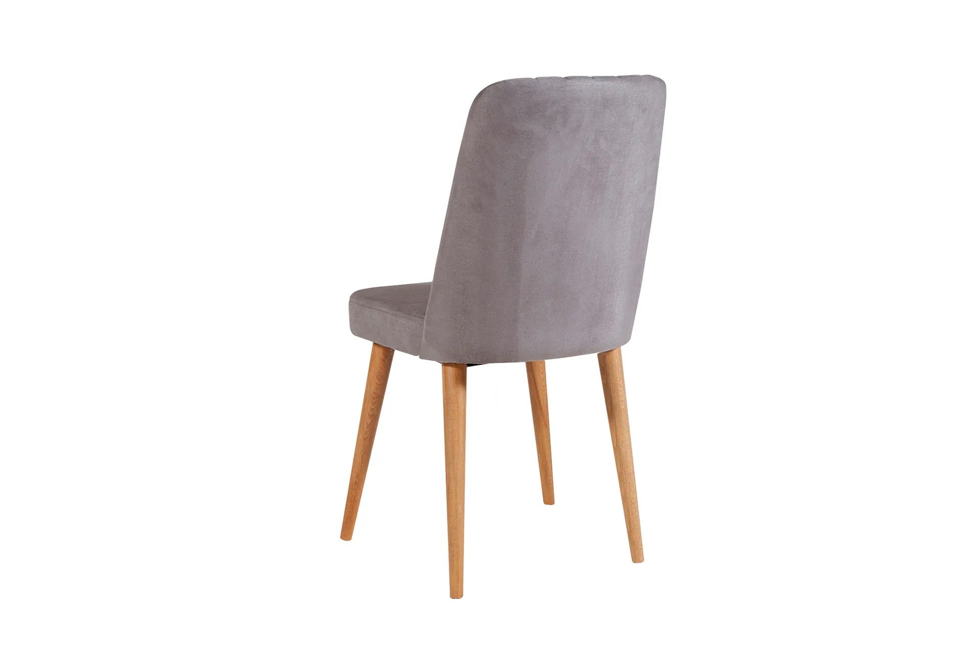 Conjunto de mesa de jantar extensível e cadeiras (5 peças), pinho atlântico e cinza, 100 cm (abertura 139 cm) | 100% revestido em melamina, 18 mm de espessura | Elegante e funcional para salas de jantar modernas