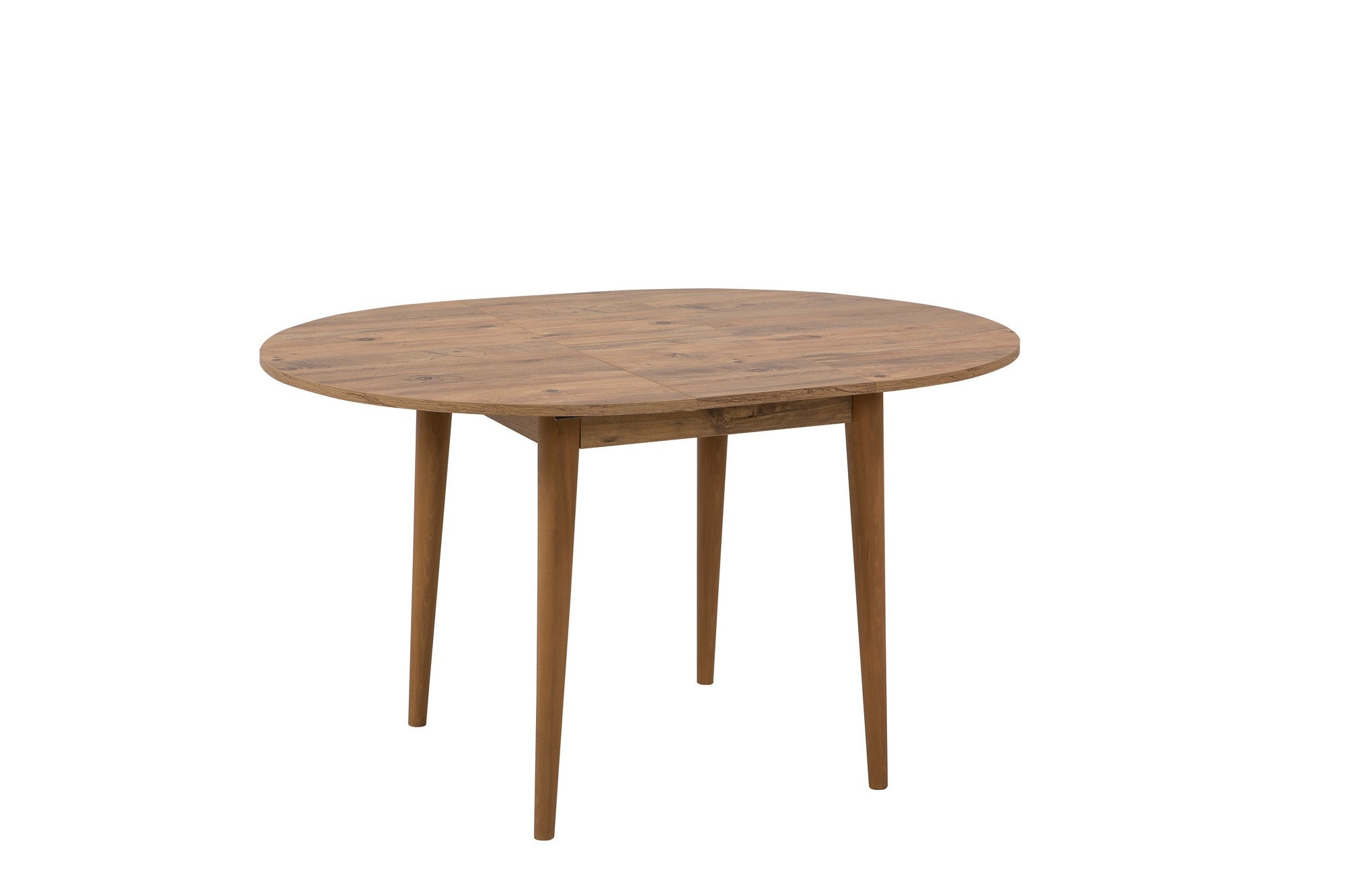 Conjunto de mesa de jantar extensível e cadeiras (5 peças), pinho atlântico e cinza, 100 cm (abertura 139 cm) | 100% revestido em melamina, 18 mm de espessura | Elegante e funcional para salas de jantar modernas