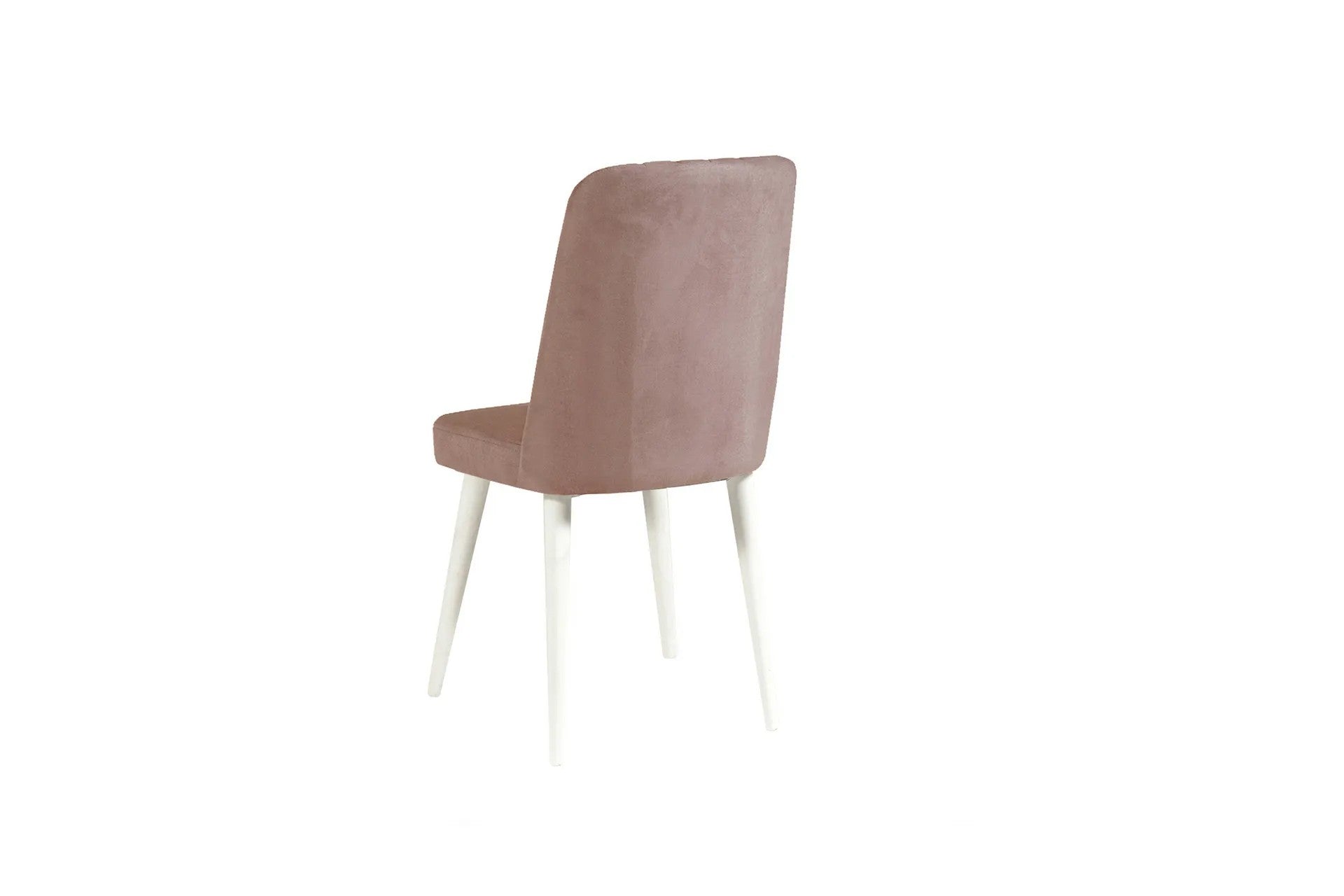 Conjunto de mesa de jantar extensível e cadeiras (5 peças), branco e pedra, 100 cm (aberto: 139 cm) | 100% revestido em melamina, 18 mm de espessura | Elegante e funcional para espaços de jantar modernos