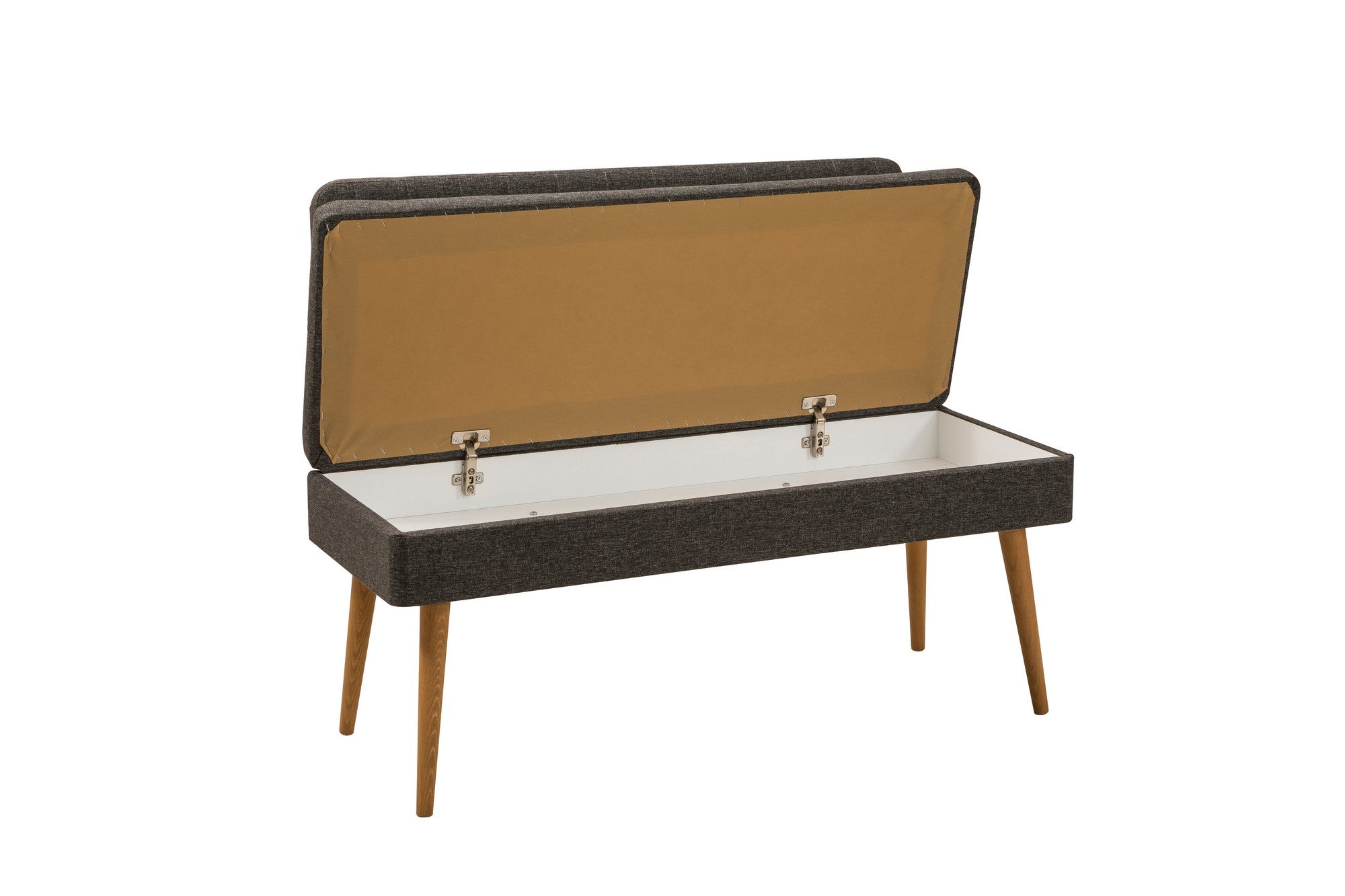 Conjunto de mesa de jantar extensível e cadeiras (6 peças), pinho do Atlântico e antracite | 100% revestido em melamina, pernas de madeira de carpa | Design moderno para refeições elegantes